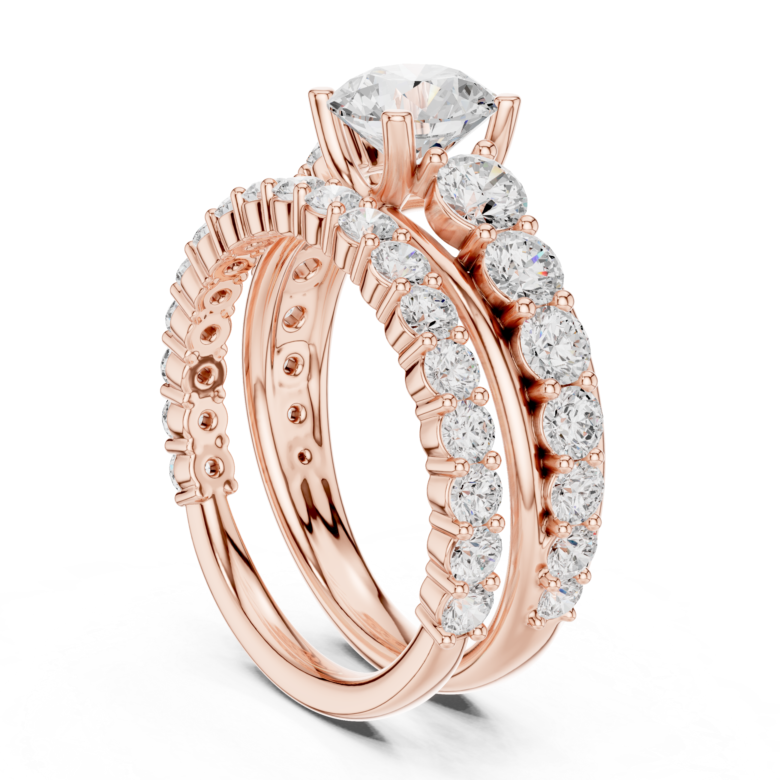 Celestia Round Diamond Engagement Ring