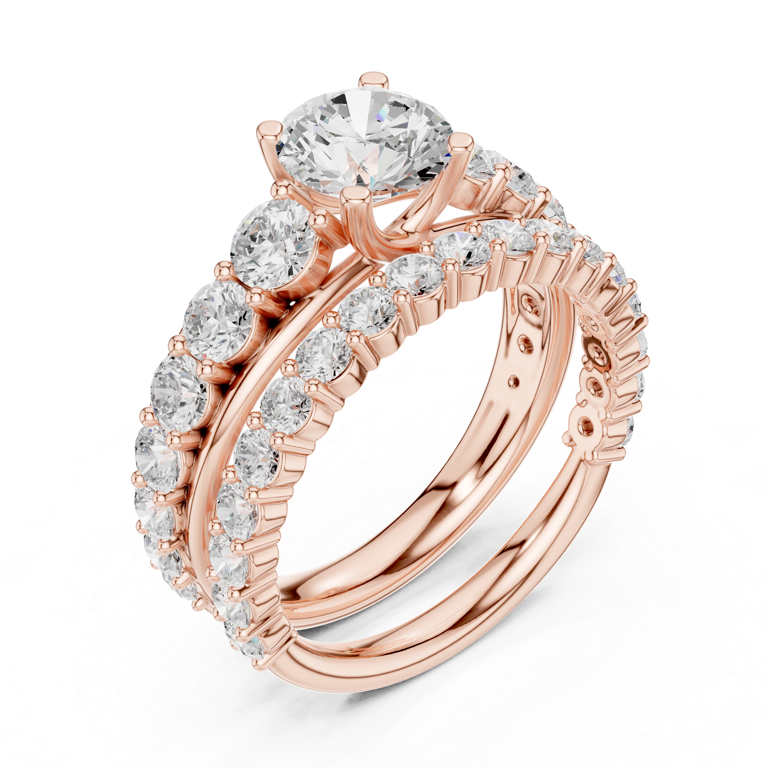 Celestia Round Diamond Engagement Ring