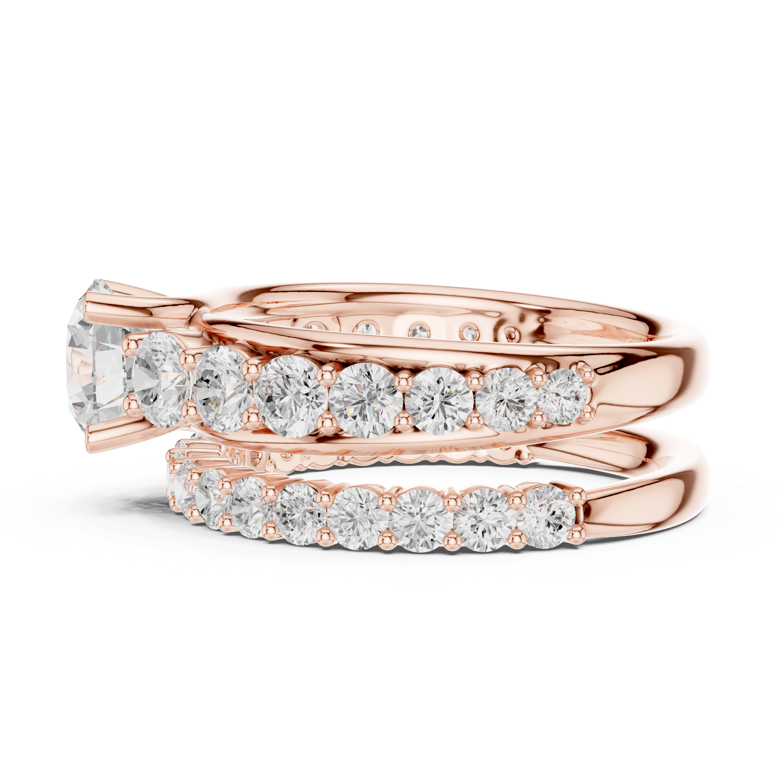 Celestia Round Diamond Engagement Ring