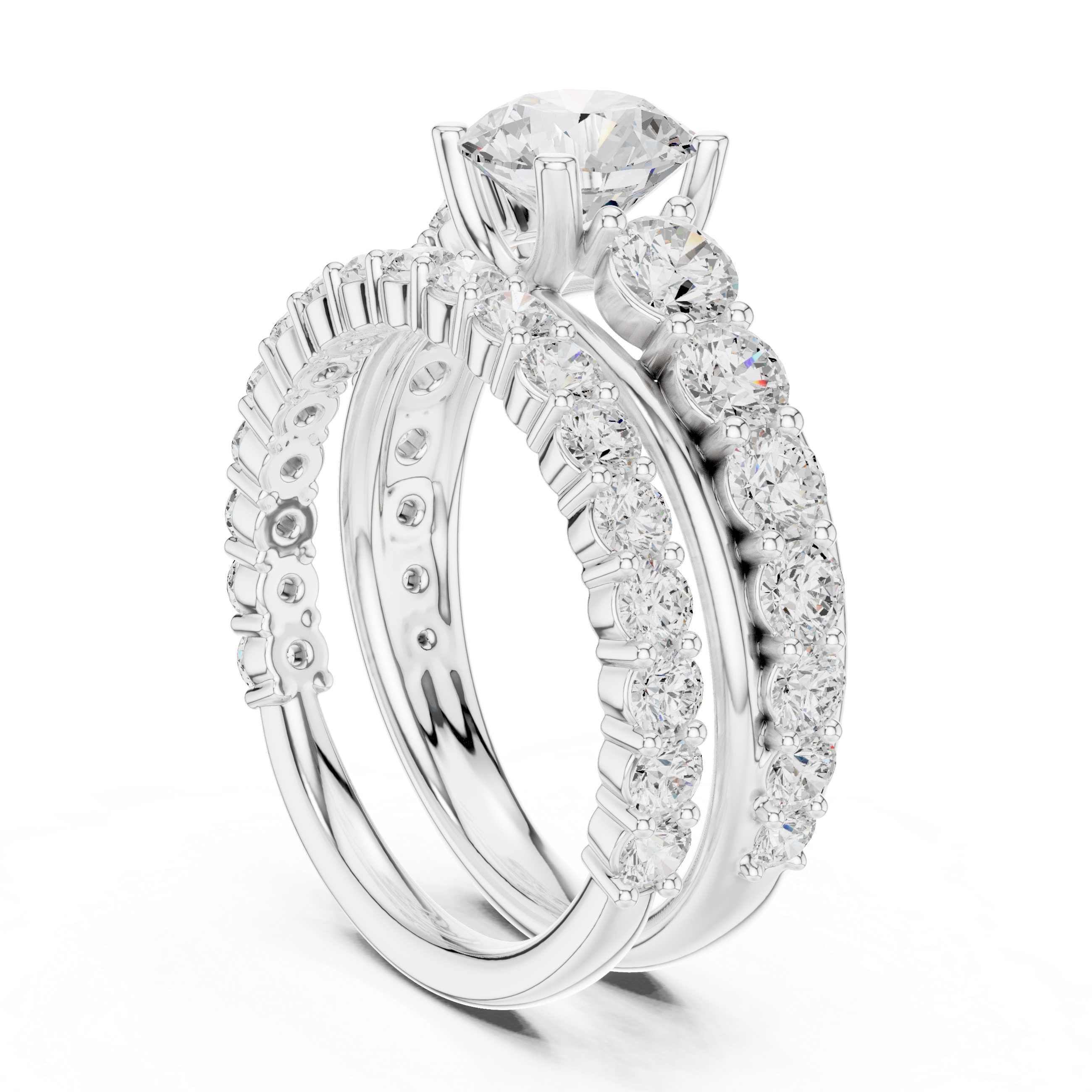 Celestia Round Diamond Engagement Ring