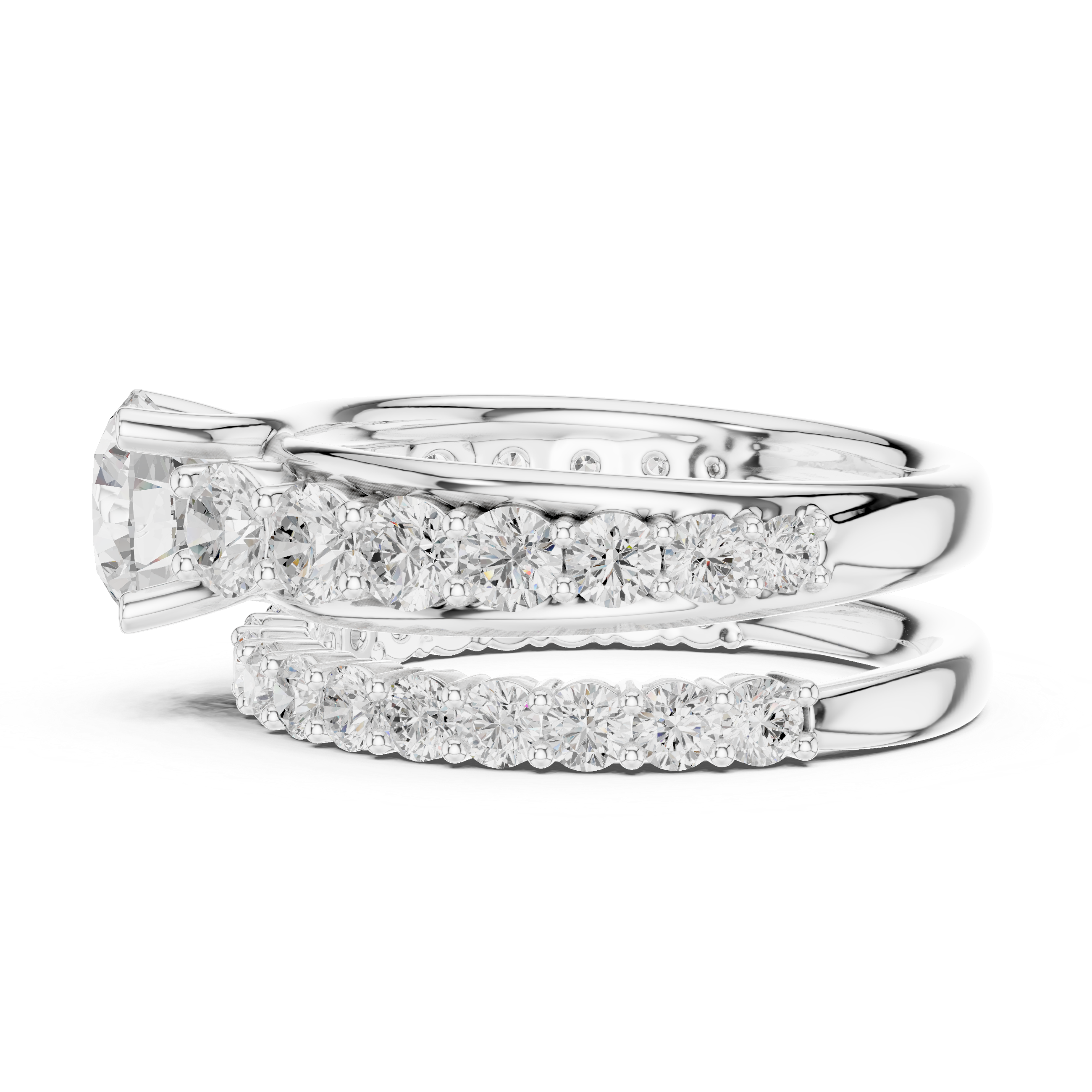 Celestia Round Diamond Engagement Ring