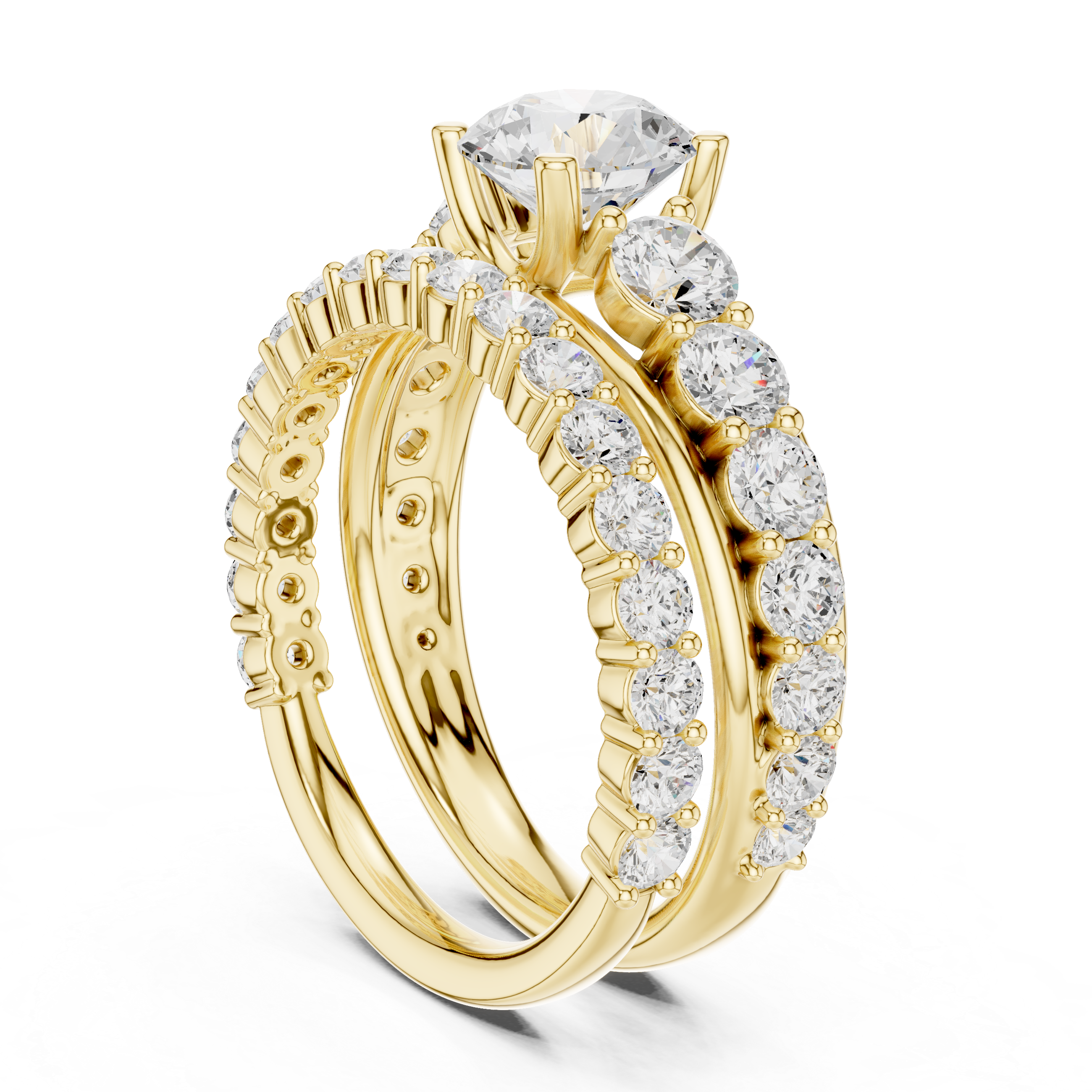 Celestia Round Diamond Engagement Ring