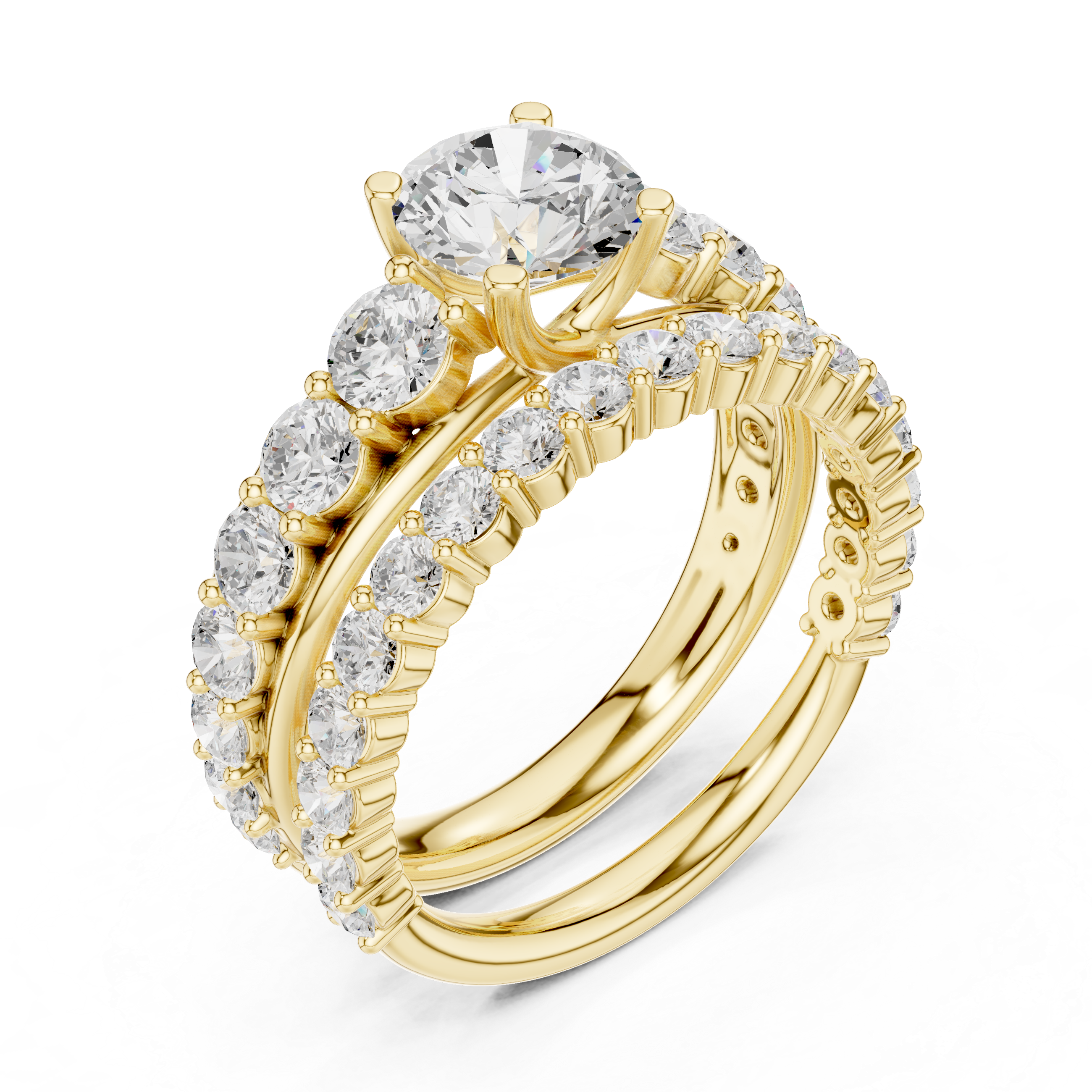 Celestia Round Diamond Engagement Ring