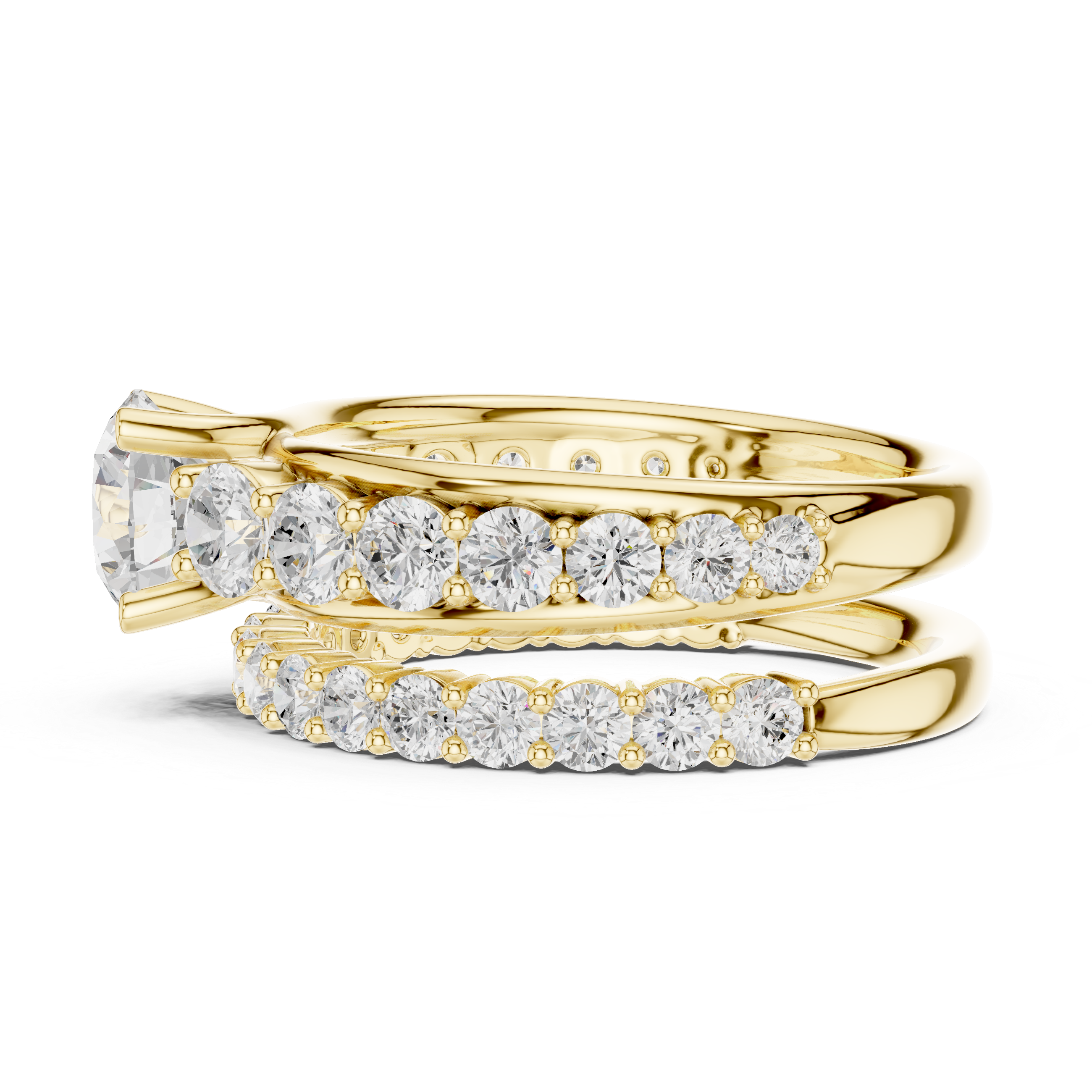 Celestia Round Diamond Engagement Ring