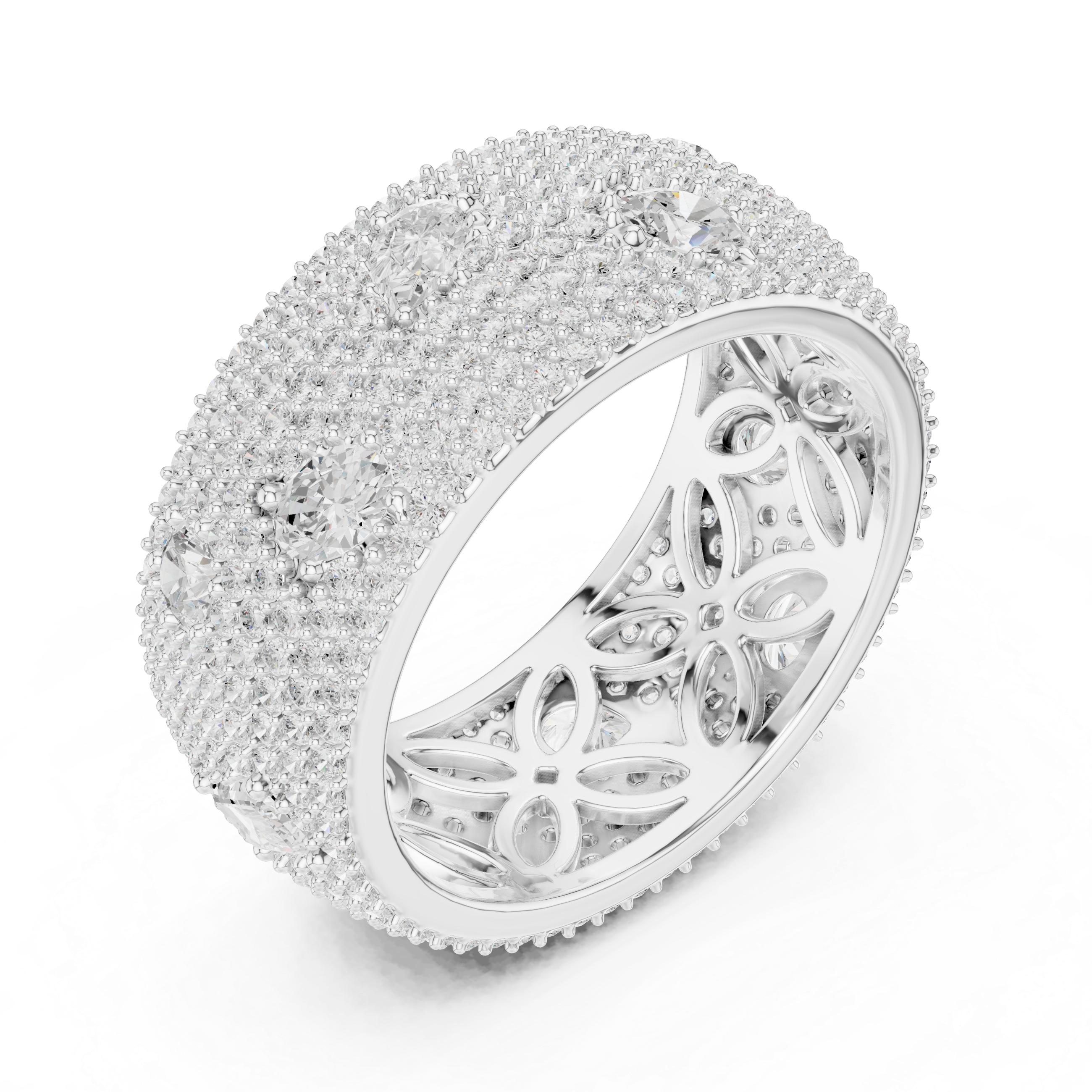tarlight Pavé Band – Elegant, luxurious, and memorable.