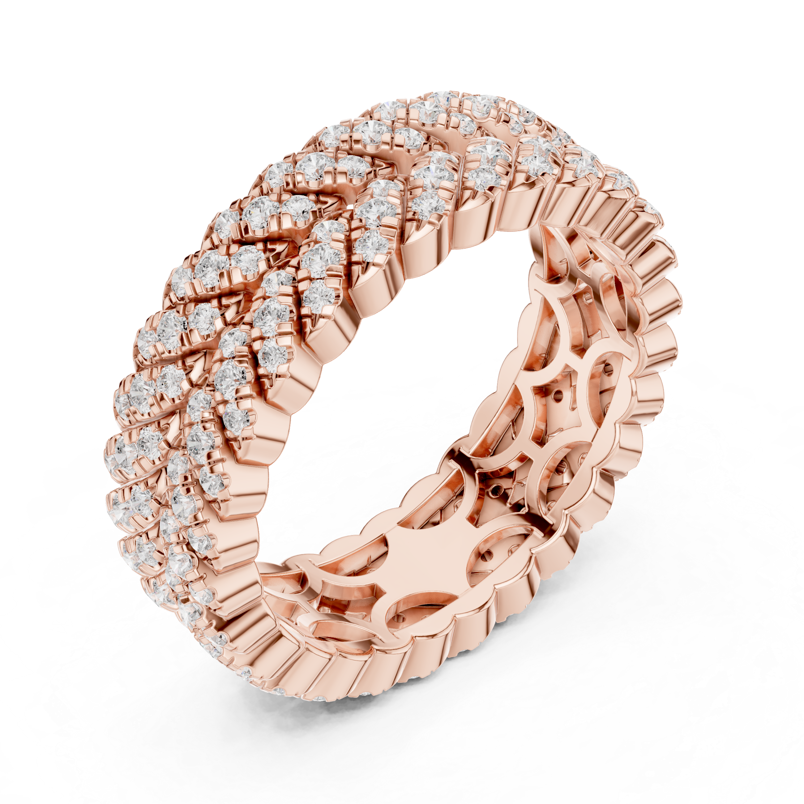 Imperial Weave Diamond Band