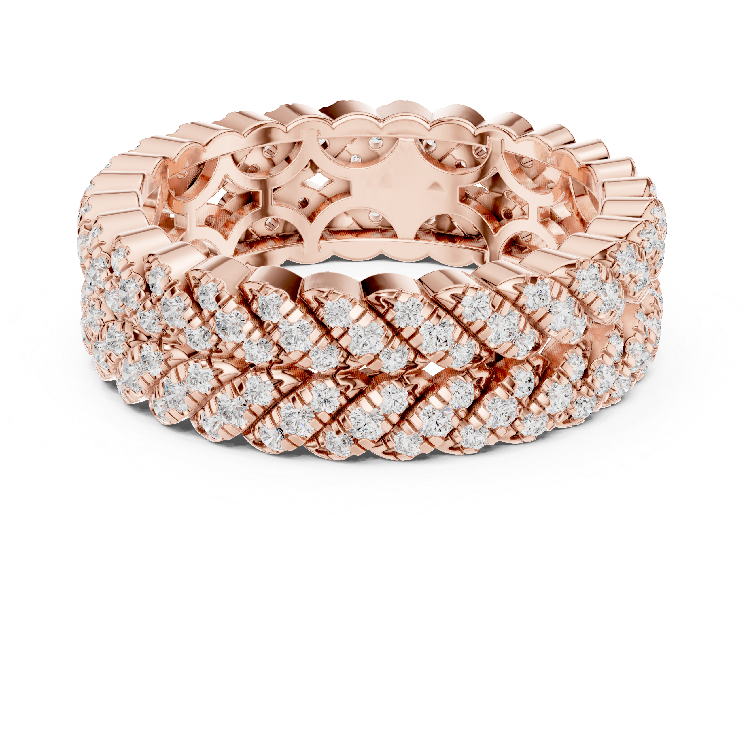 Imperial Weave Diamond Band