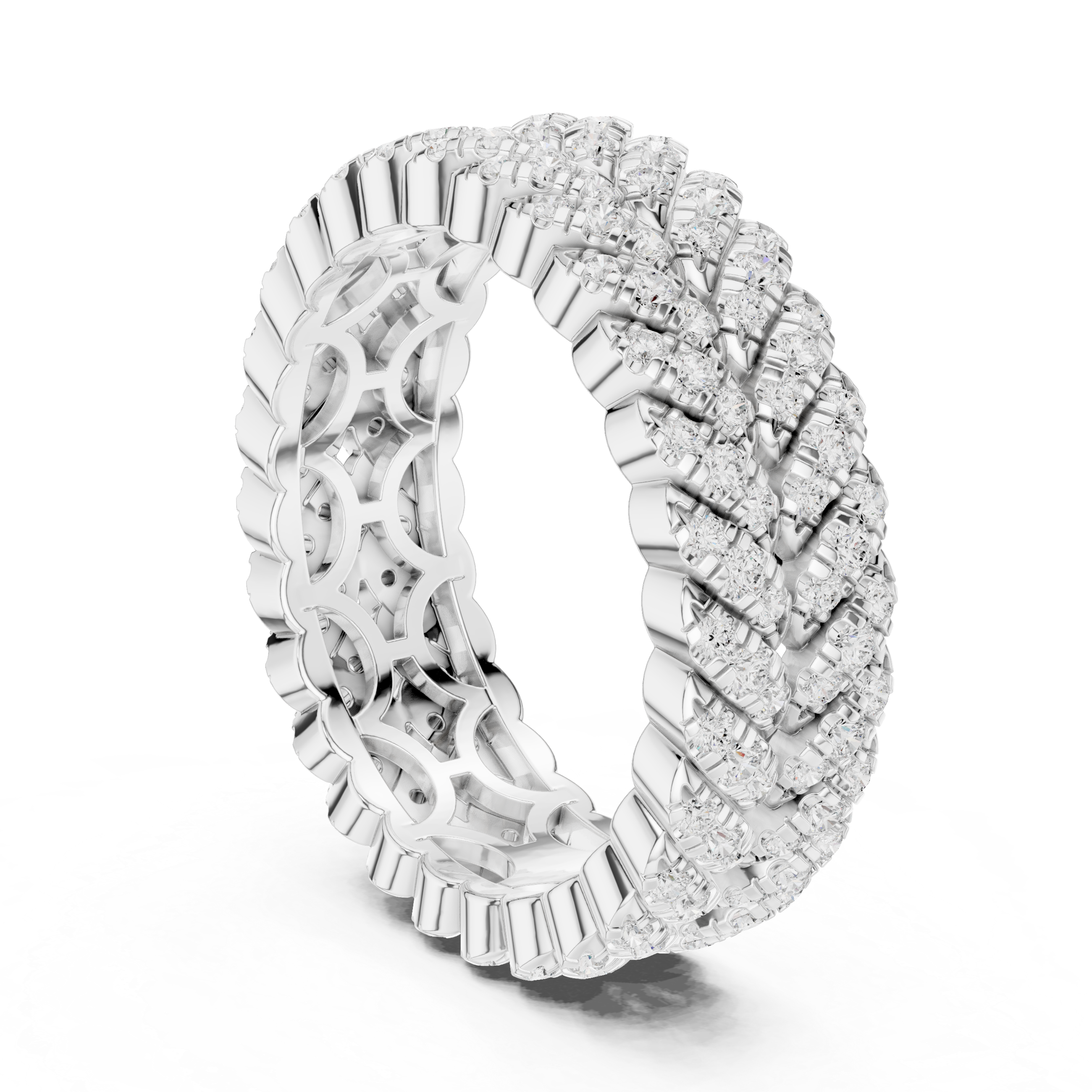 Imperial Weave Diamond Band