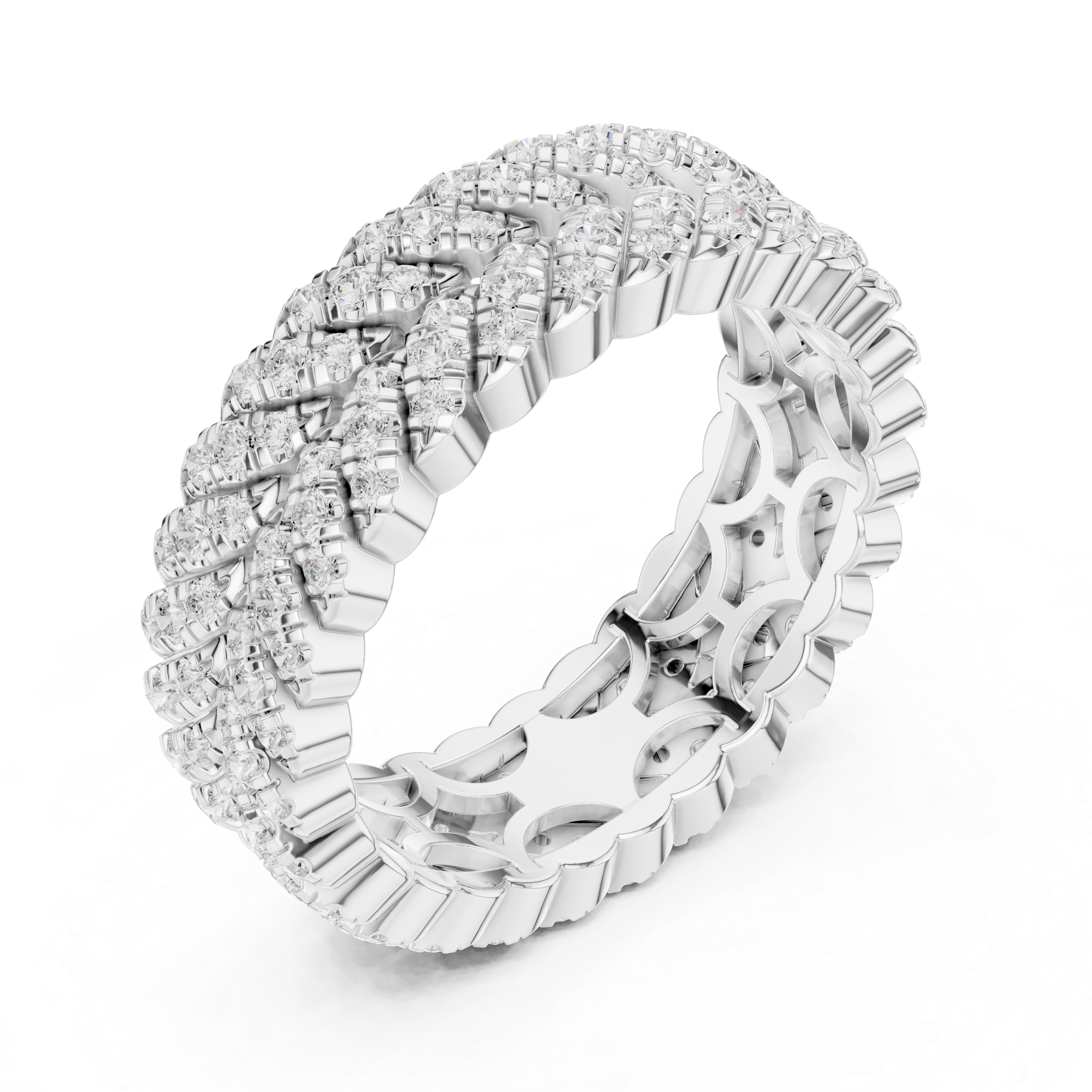 Imperial Weave Diamond Band