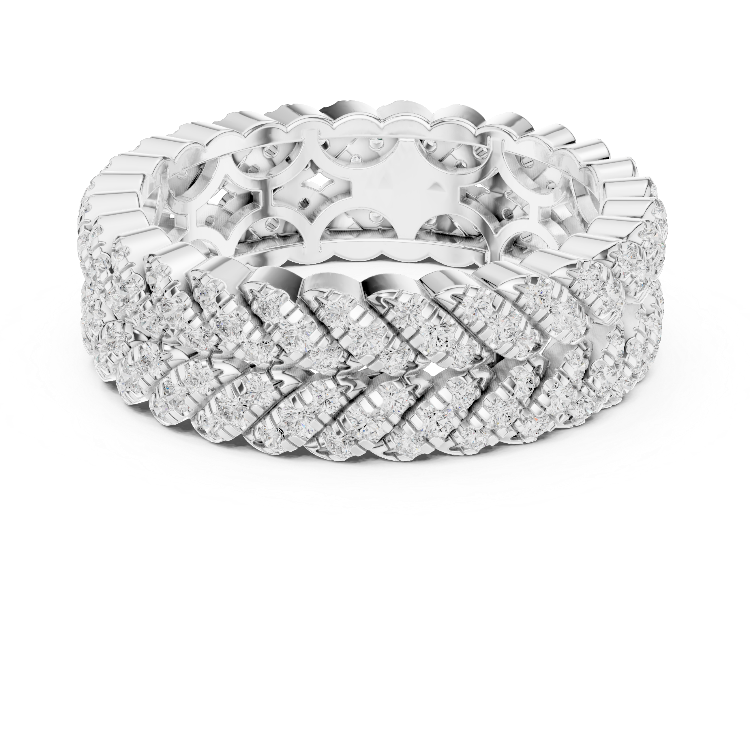 Imperial Weave Diamond Band