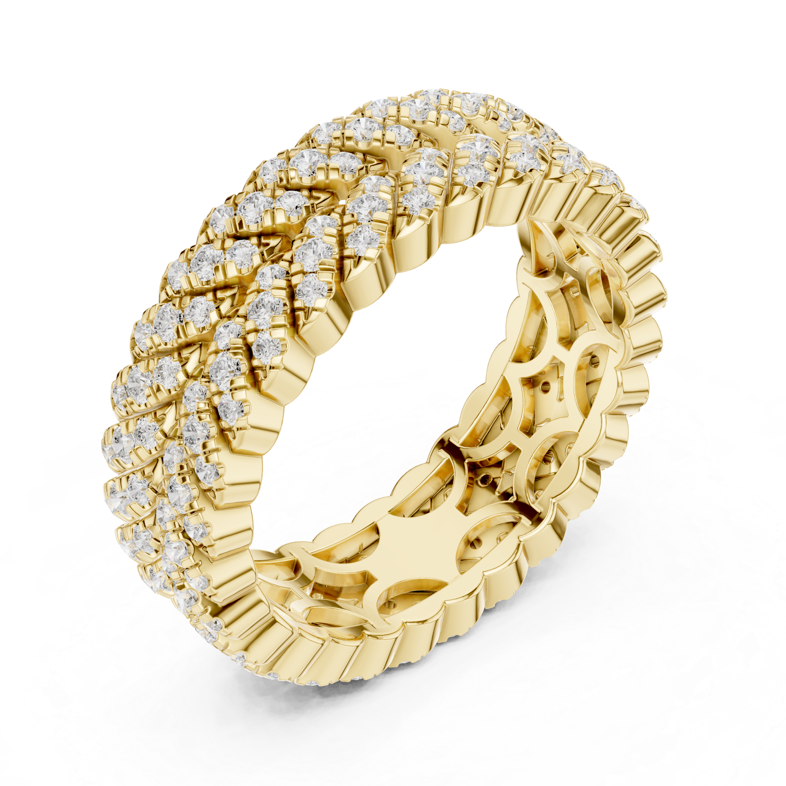Imperial Weave Diamond Band