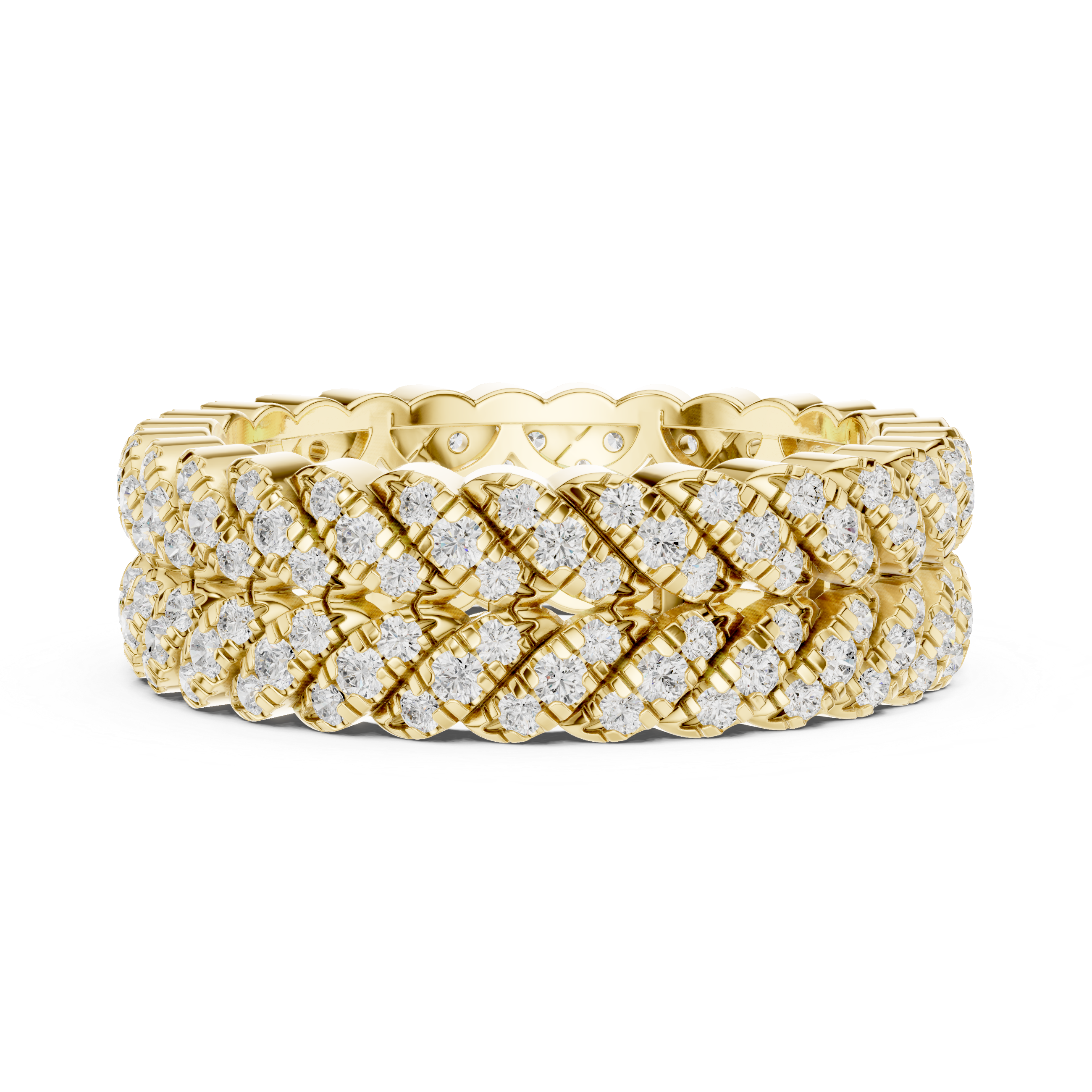 Imperial Weave Diamond Band
