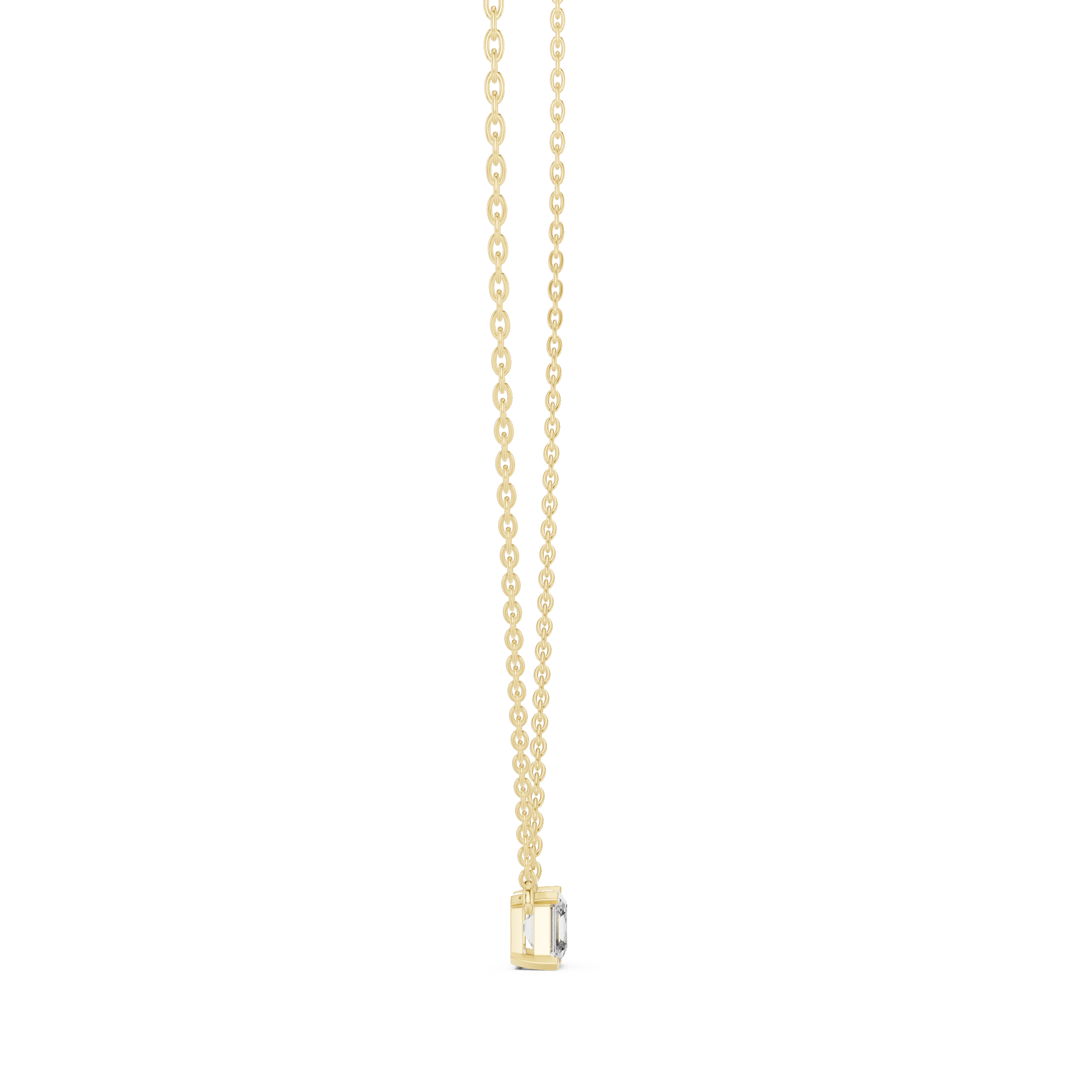 THE ASSCHER SOLITAIRE PENDENT