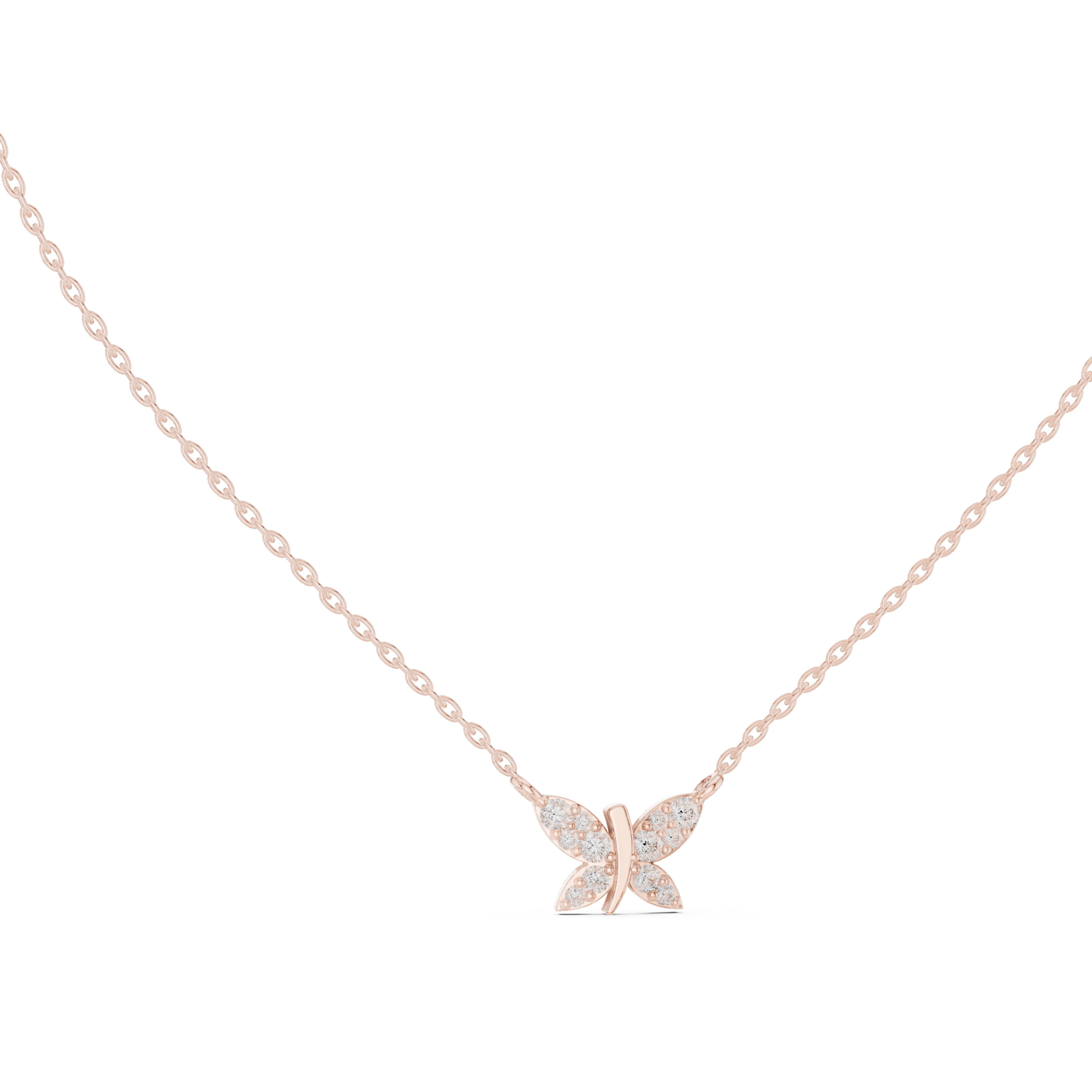 DIAMOND BUTTERFLY PENDENT