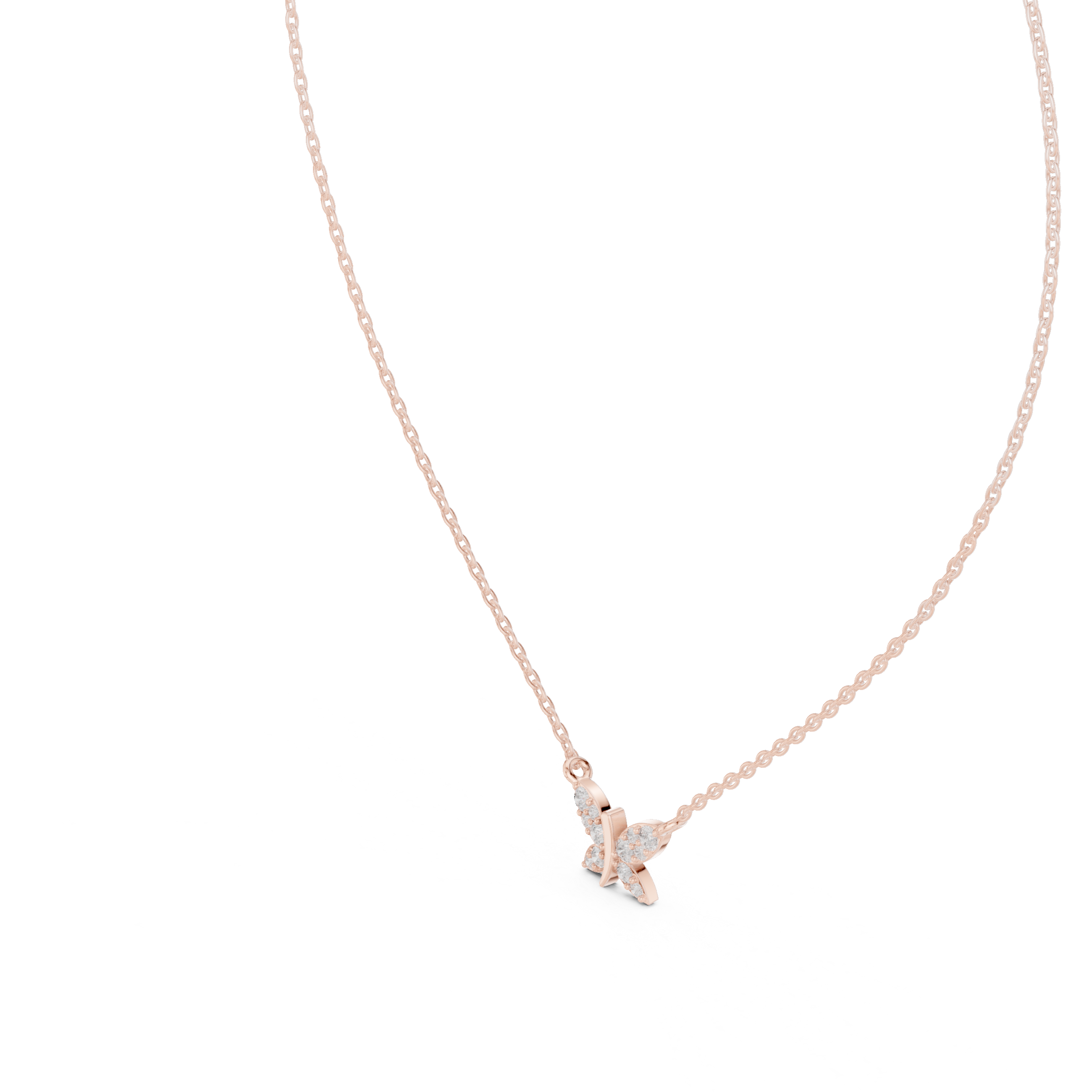 DIAMOND BUTTERFLY PENDENT