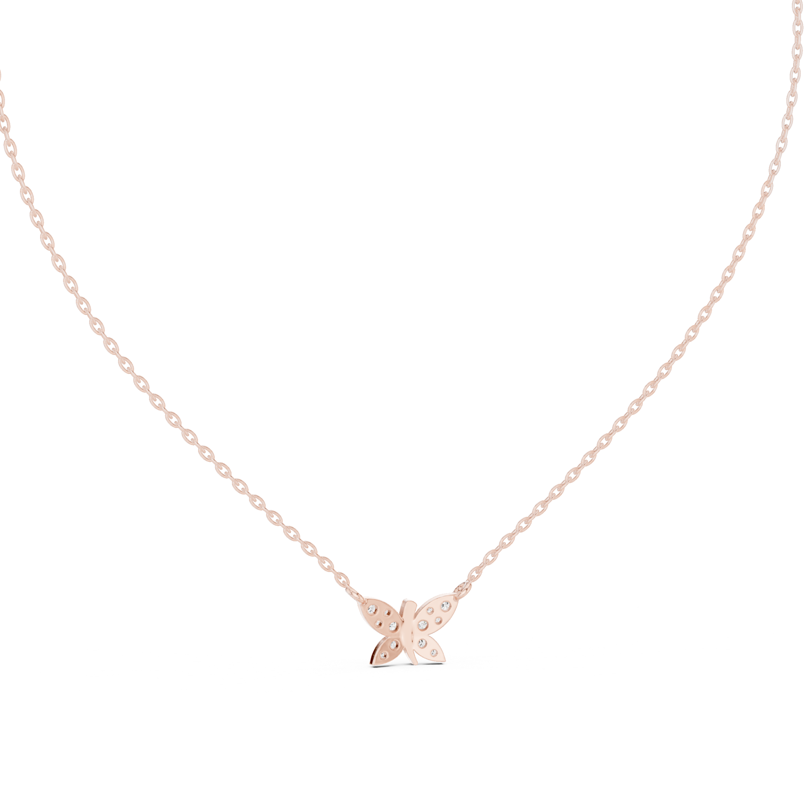 DIAMOND BUTTERFLY PENDENT