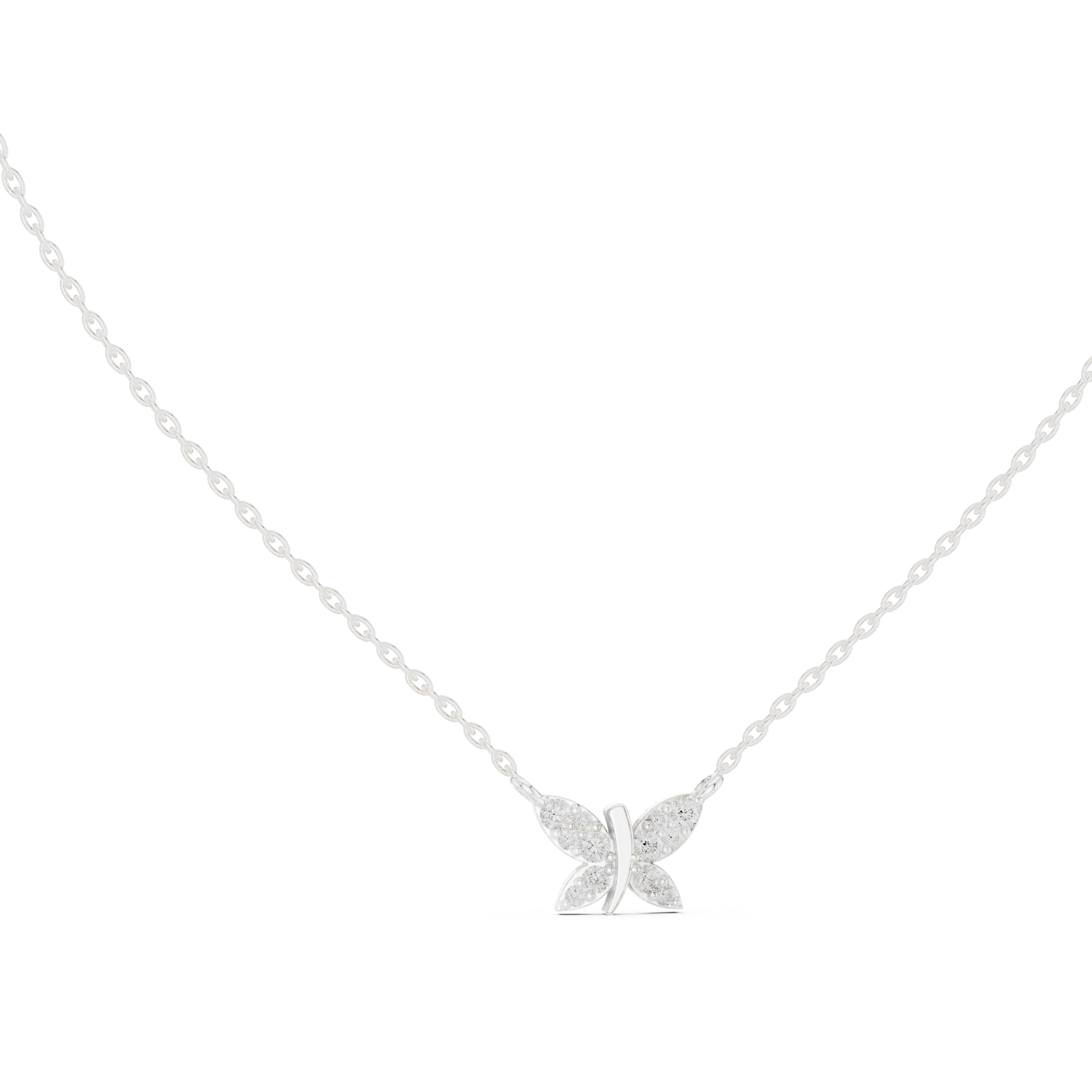 DIAMOND BUTTERFLY PENDENT