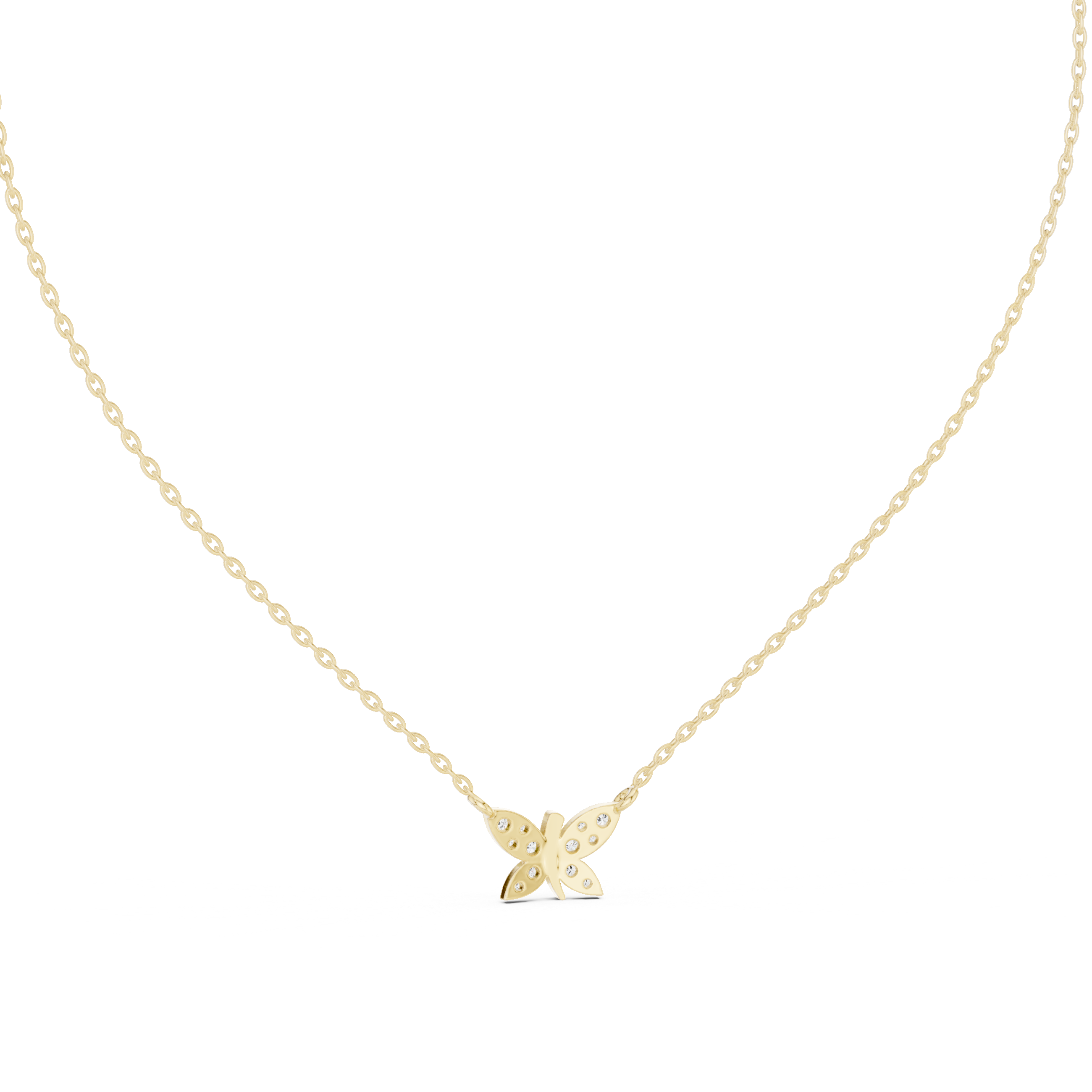 DIAMOND BUTTERFLY PENDENT