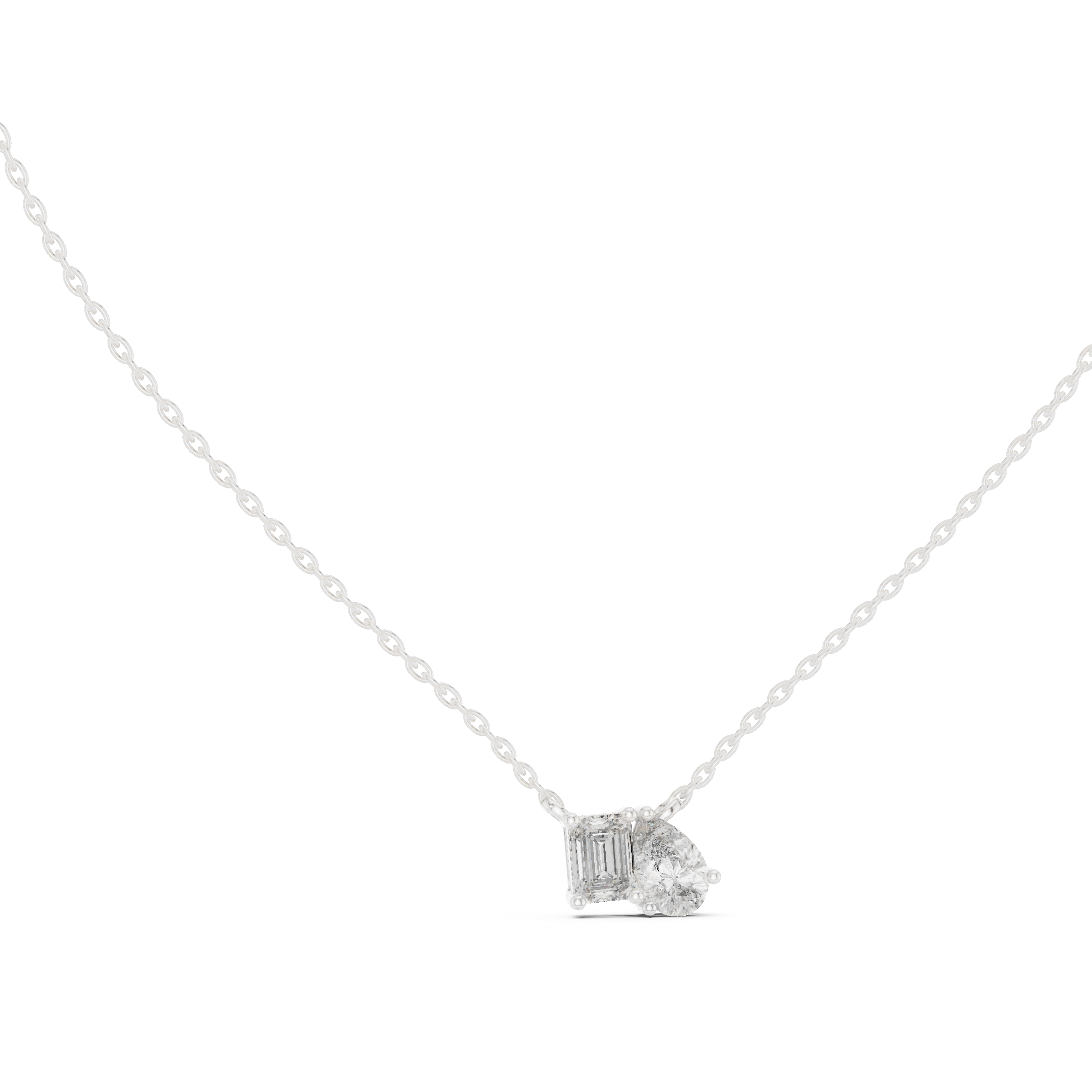 ROUND DIAMOND HALO PENDENT