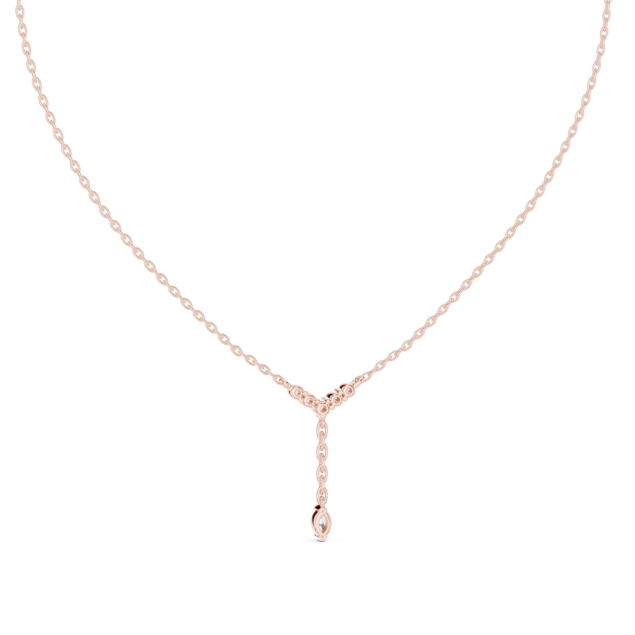 MARQUISE DIAMOND Y- DROP PENDENT