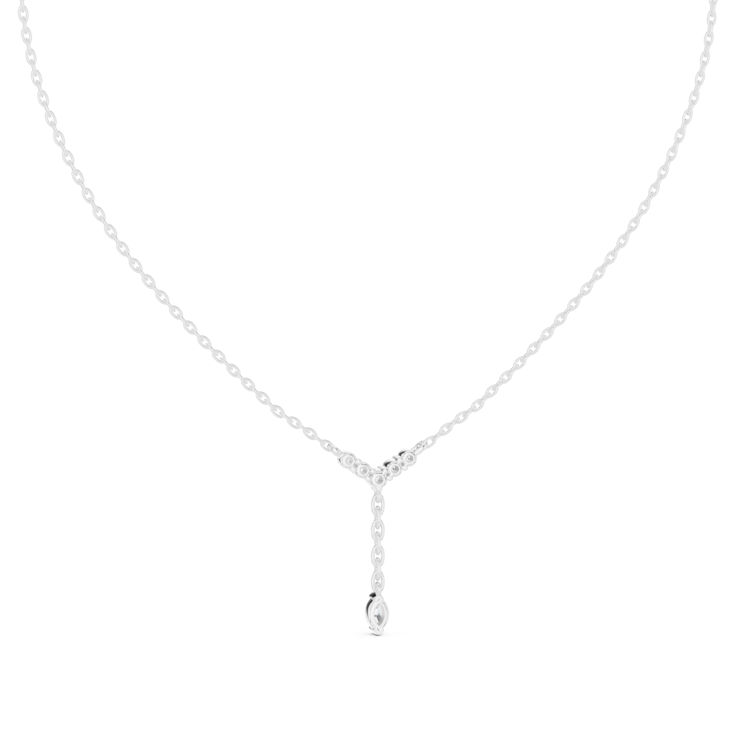 MARQUISE DIAMOND Y- DROP PENDENT