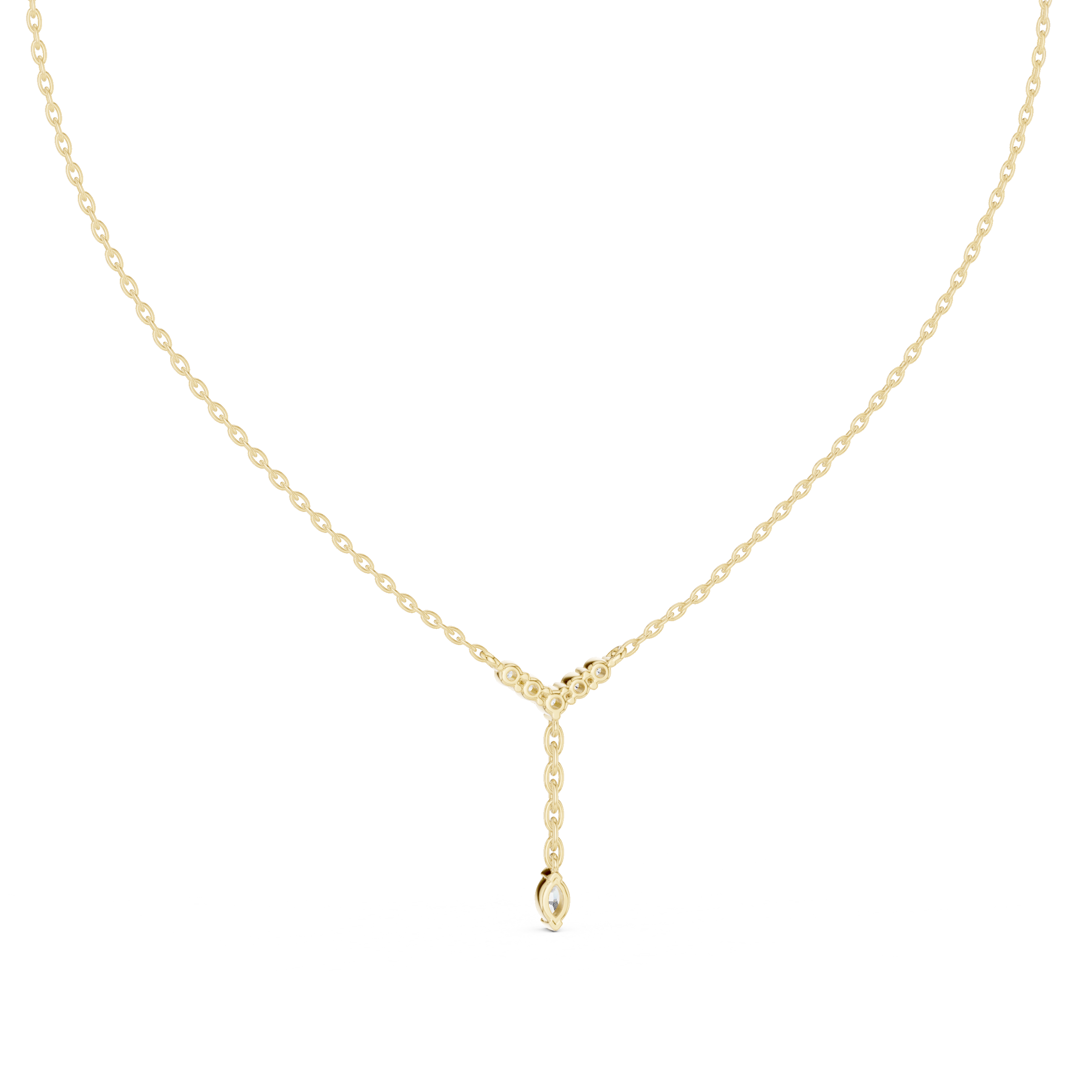 MARQUISE DIAMOND Y- DROP PENDENT