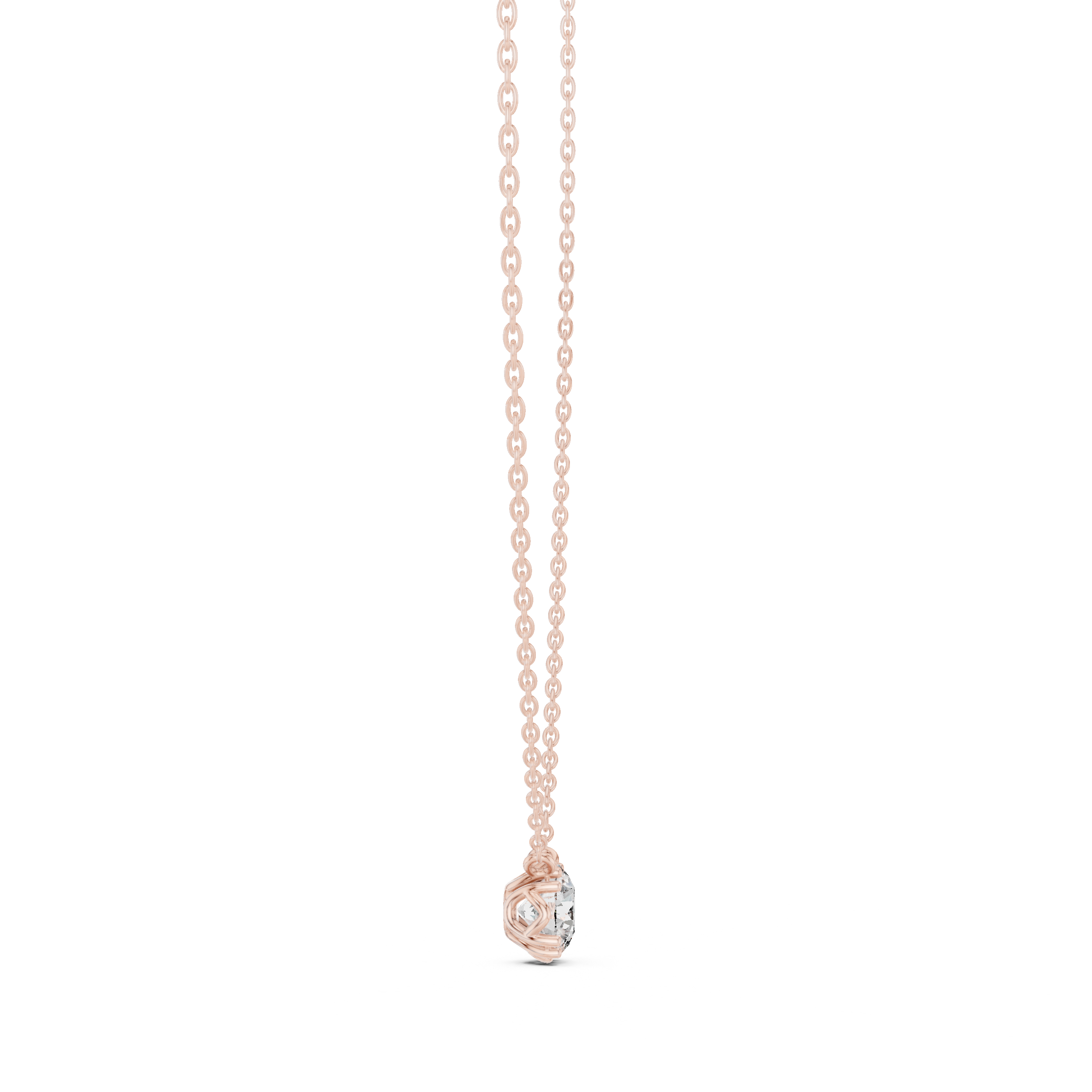 ROUND SOLITAIRE DIAMOND PENDENT