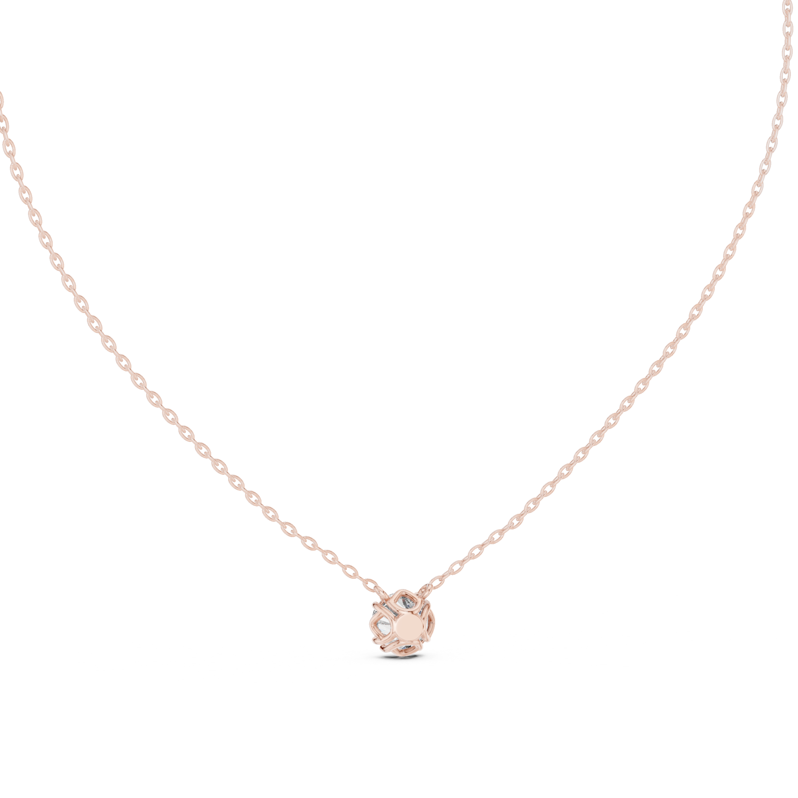 ROUND SOLITAIRE DIAMOND PENDENT