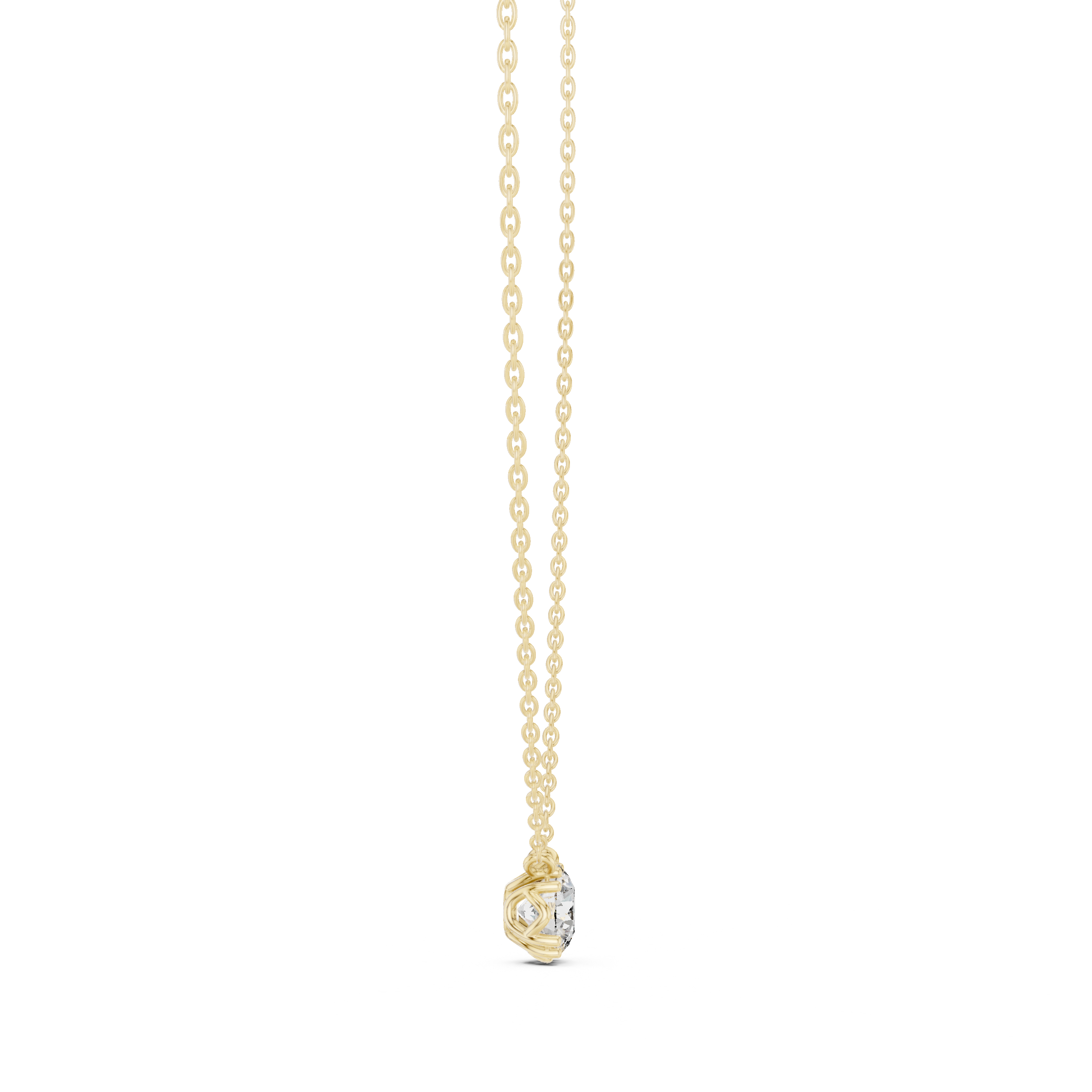 ROUND SOLITAIRE DIAMOND PENDENT