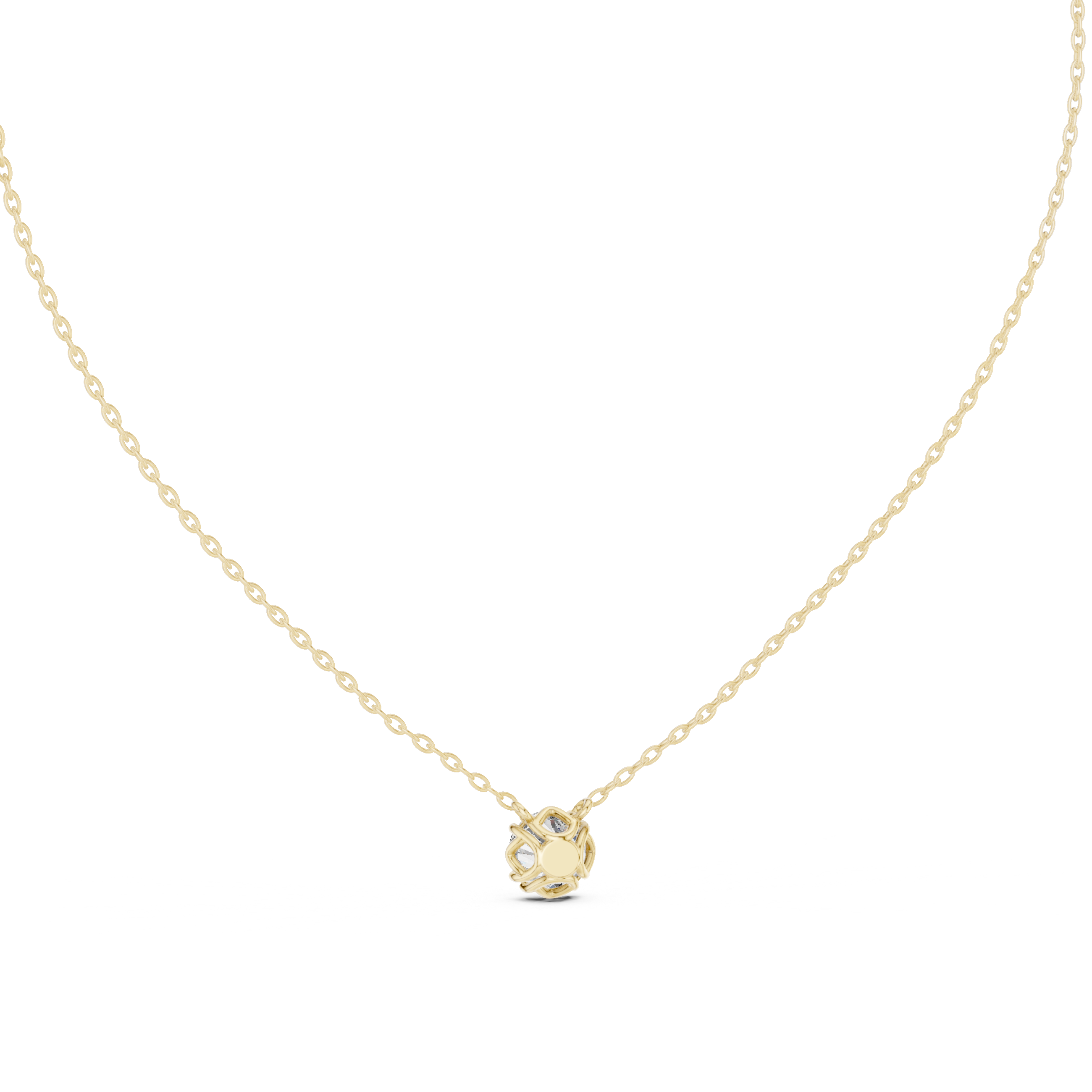 ROUND SOLITAIRE DIAMOND PENDENT