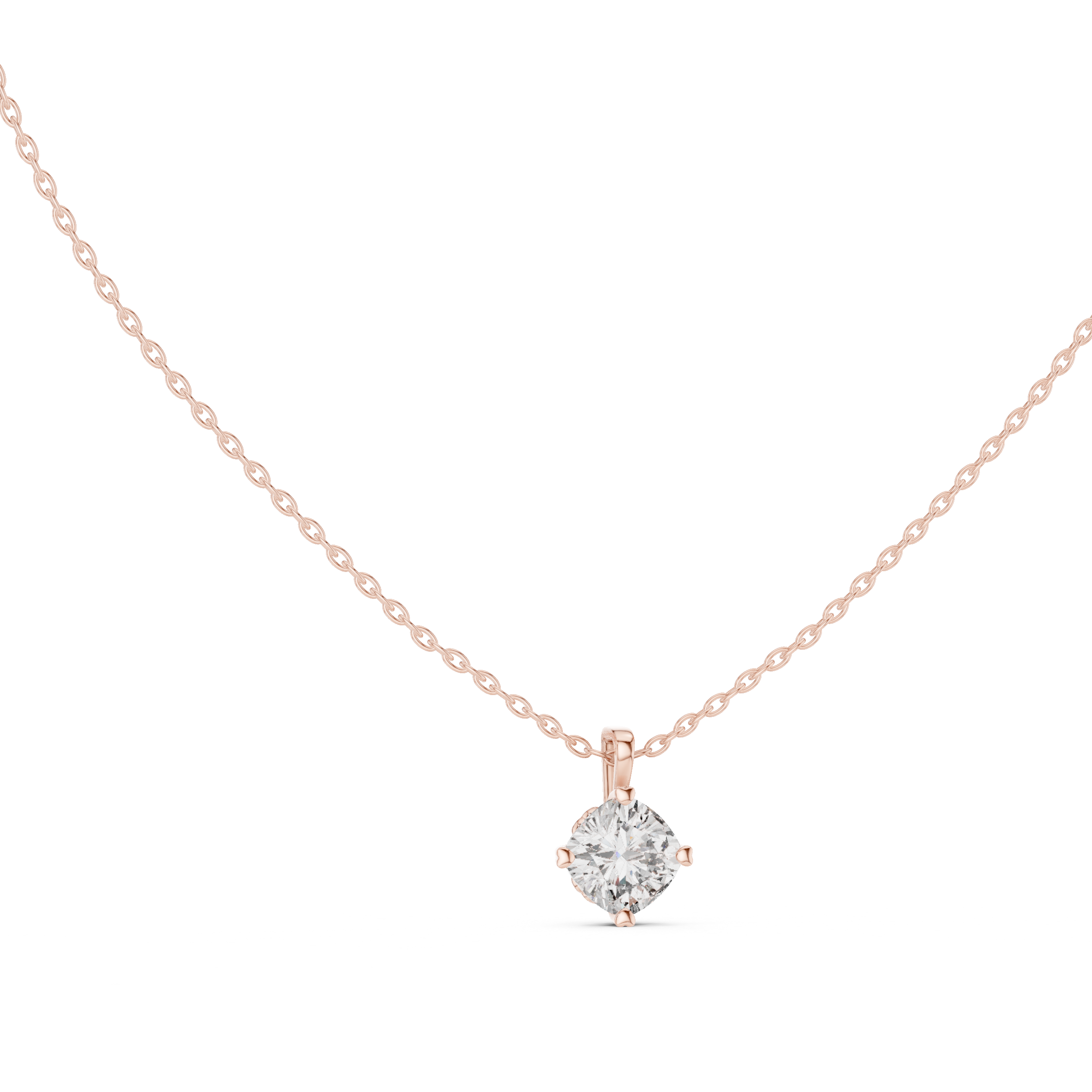 MINIMALIST ROUND SOLITAIRE PENDENT
