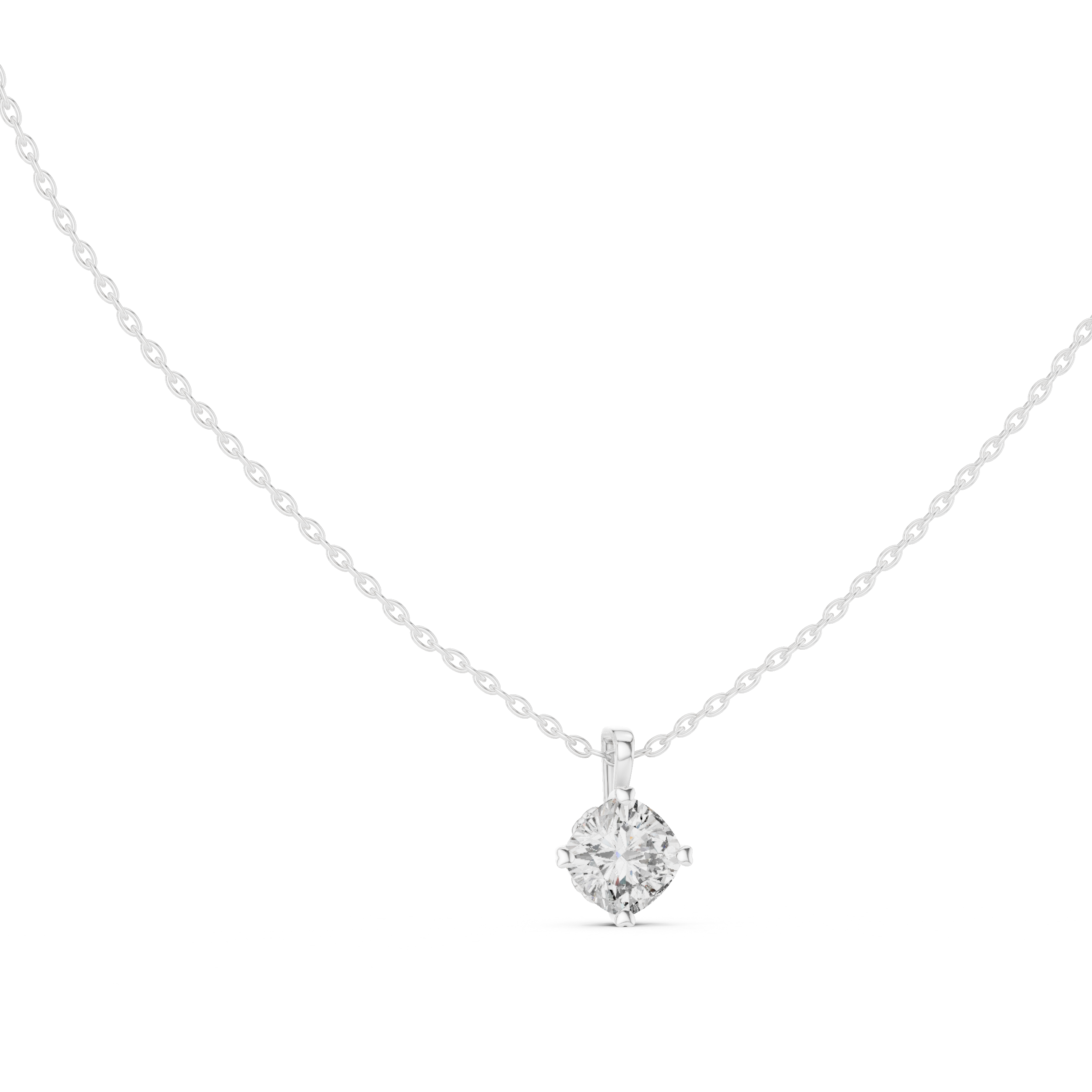 MINIMALIST ROUND SOLITAIRE PENDENT