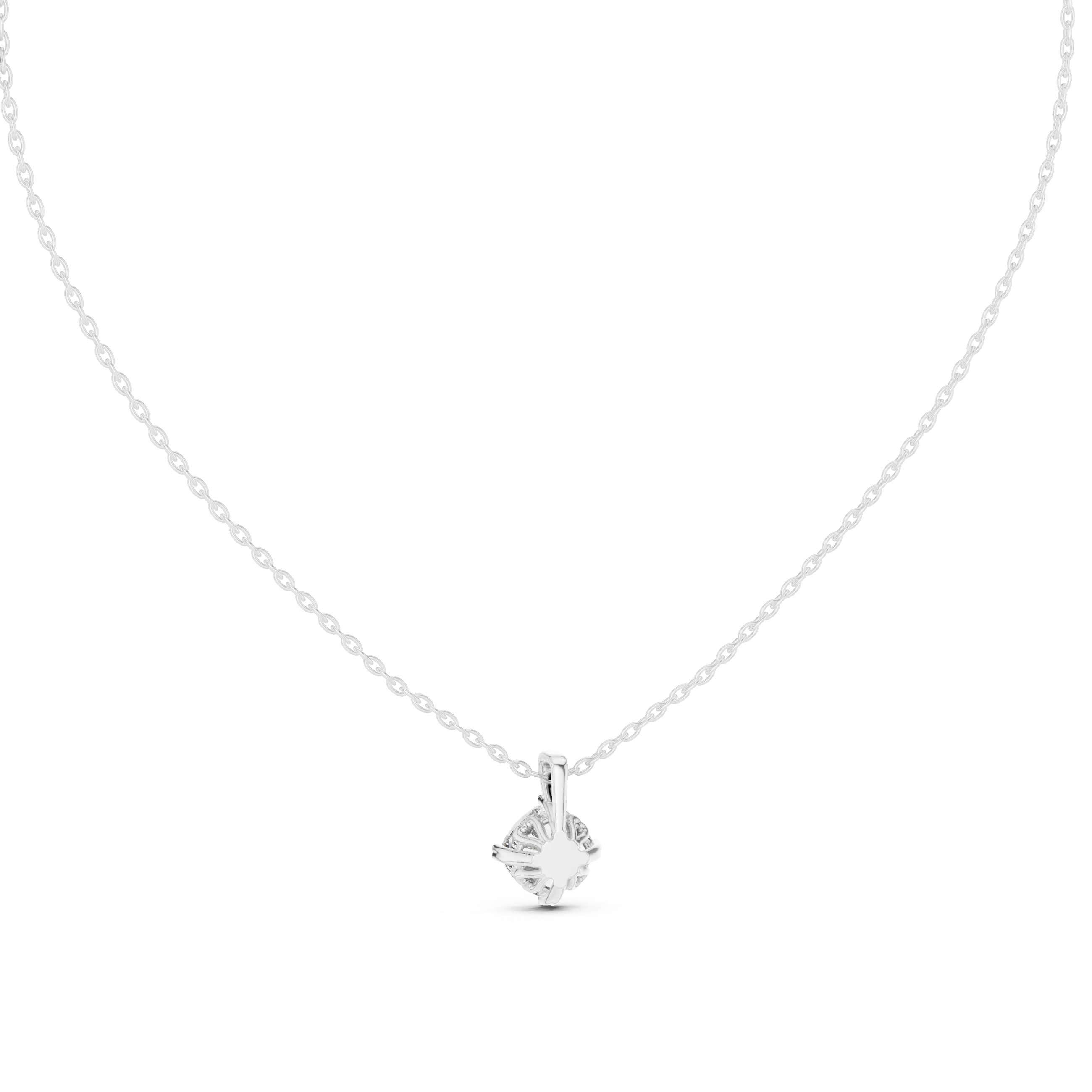 MINIMALIST ROUND SOLITAIRE PENDENT