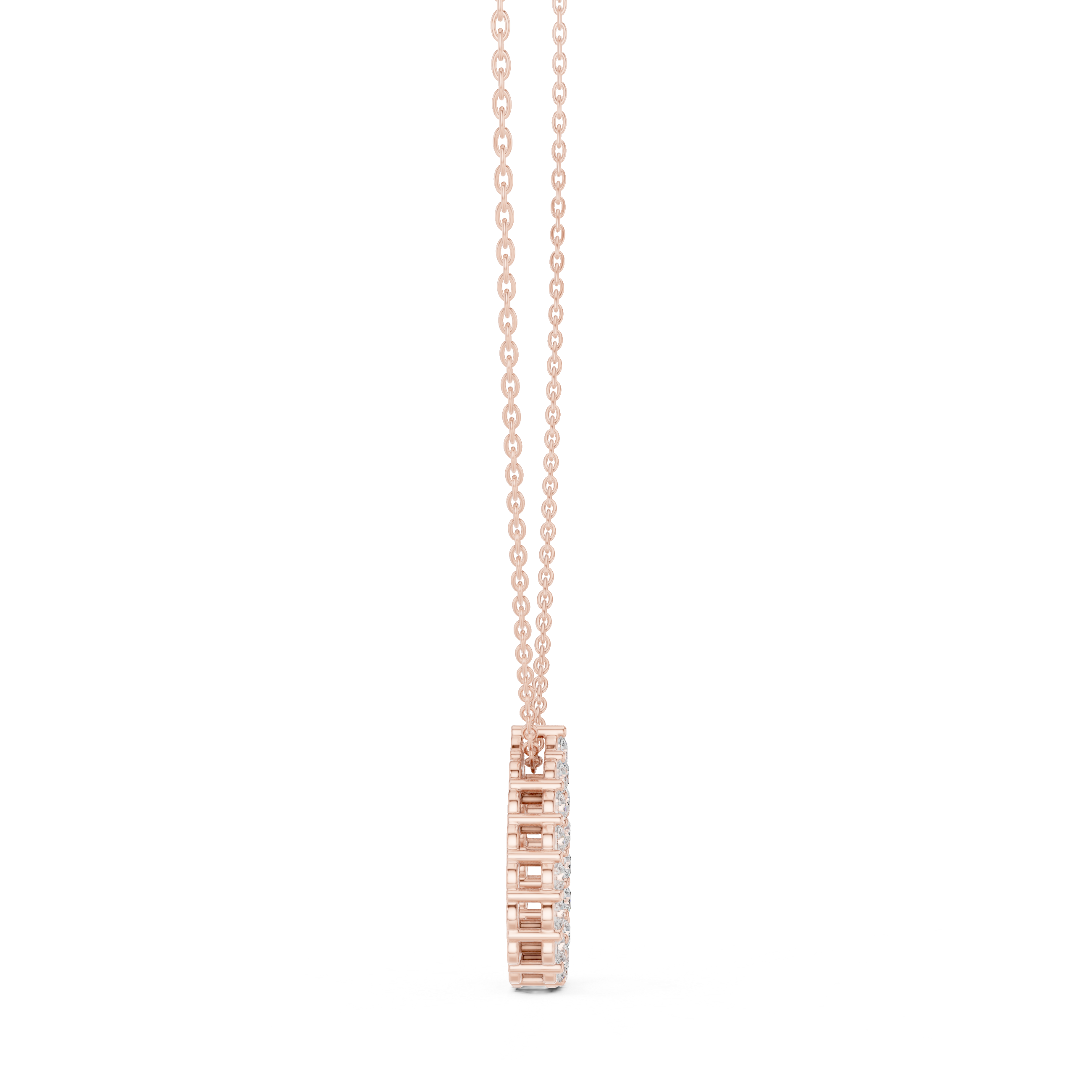 OPEN PEAR DIAMOND PENDENT