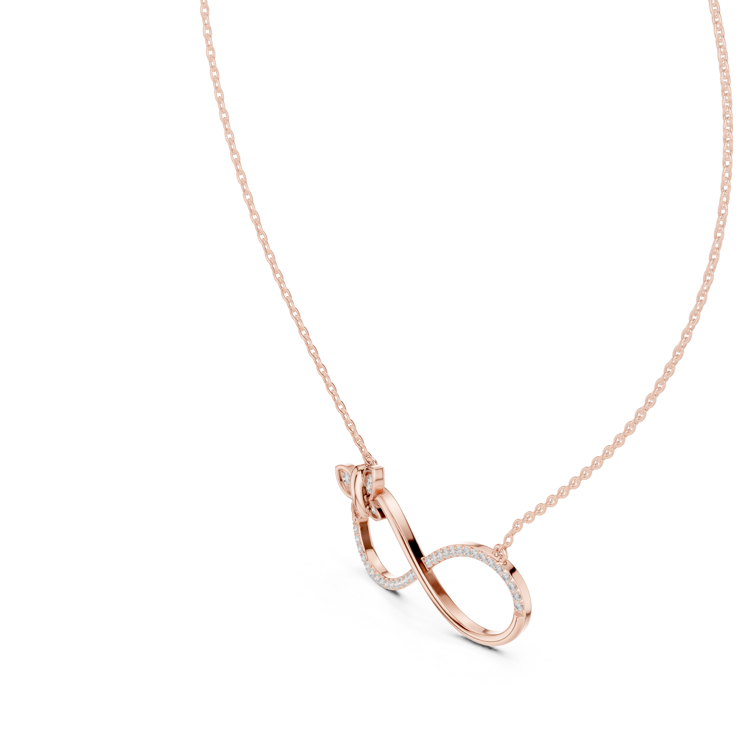 BUTTERFLY INFINITY DIAMOND PENDENT