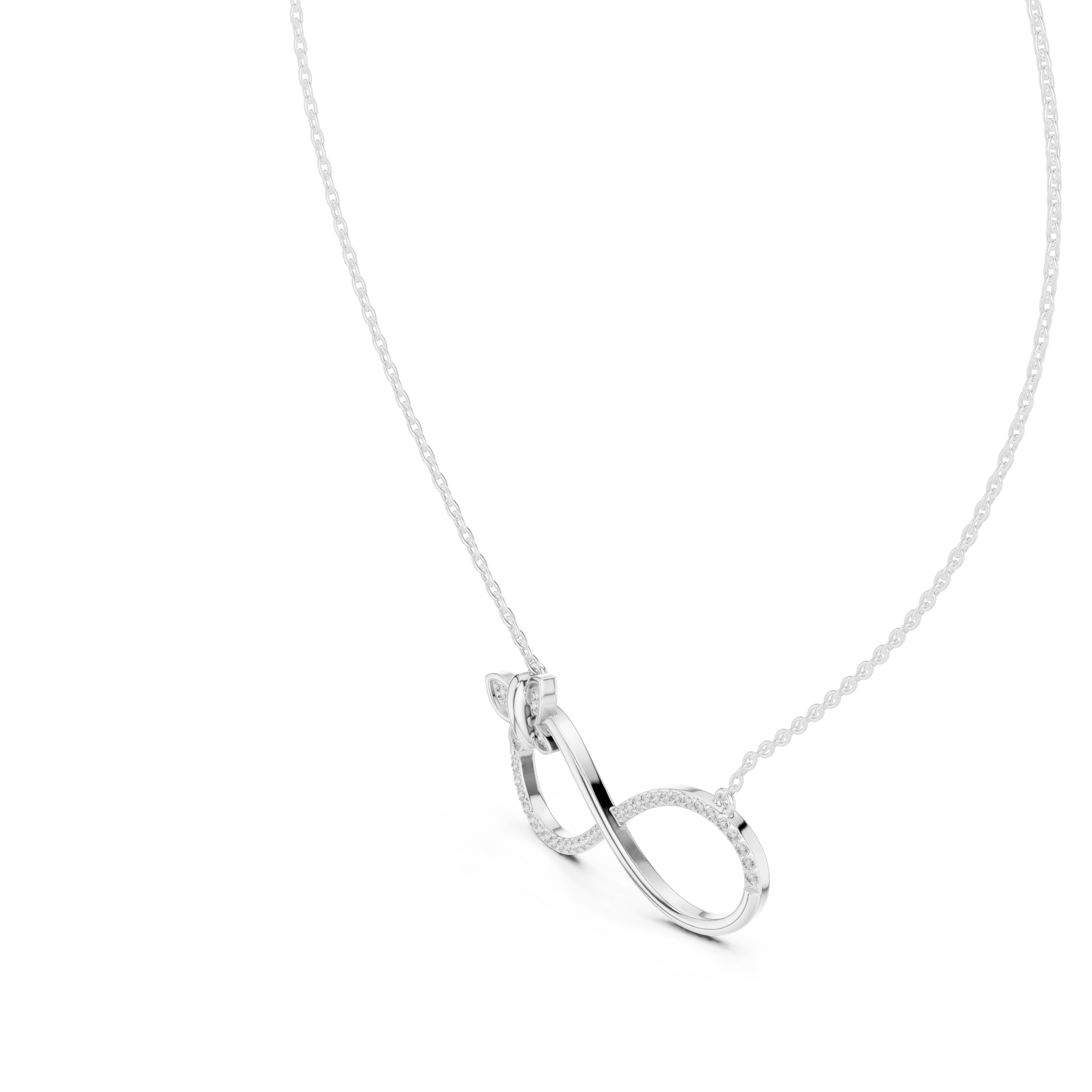 BUTTERFLY INFINITY DIAMOND PENDENT