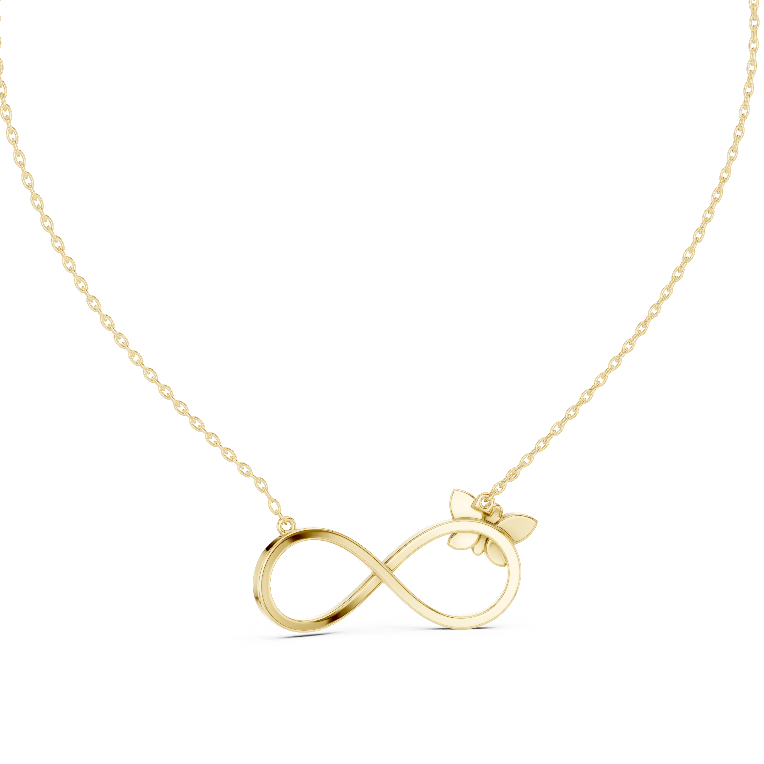 BUTTERFLY INFINITY DIAMOND PENDENT