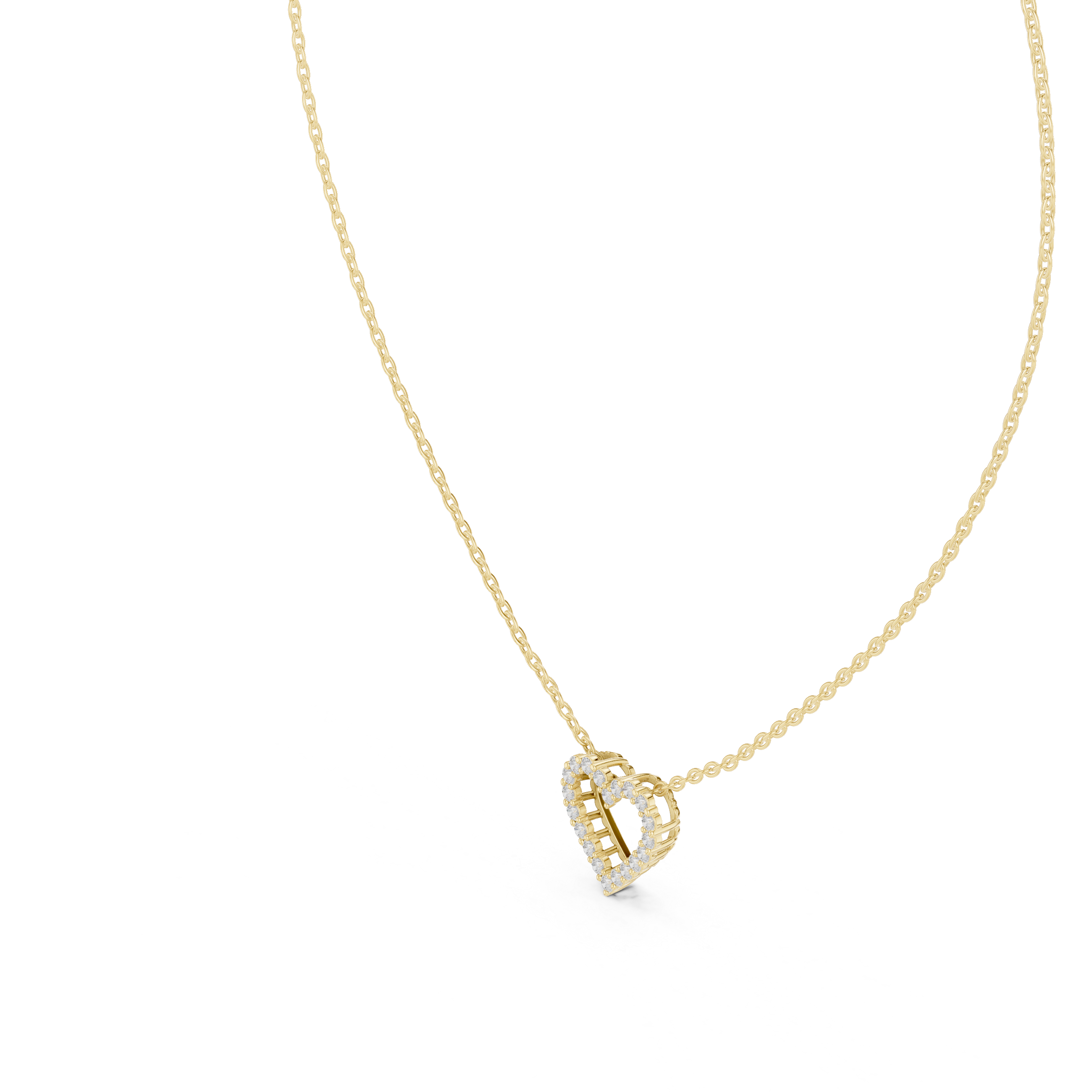 HEART DIAMOND PENDENT
