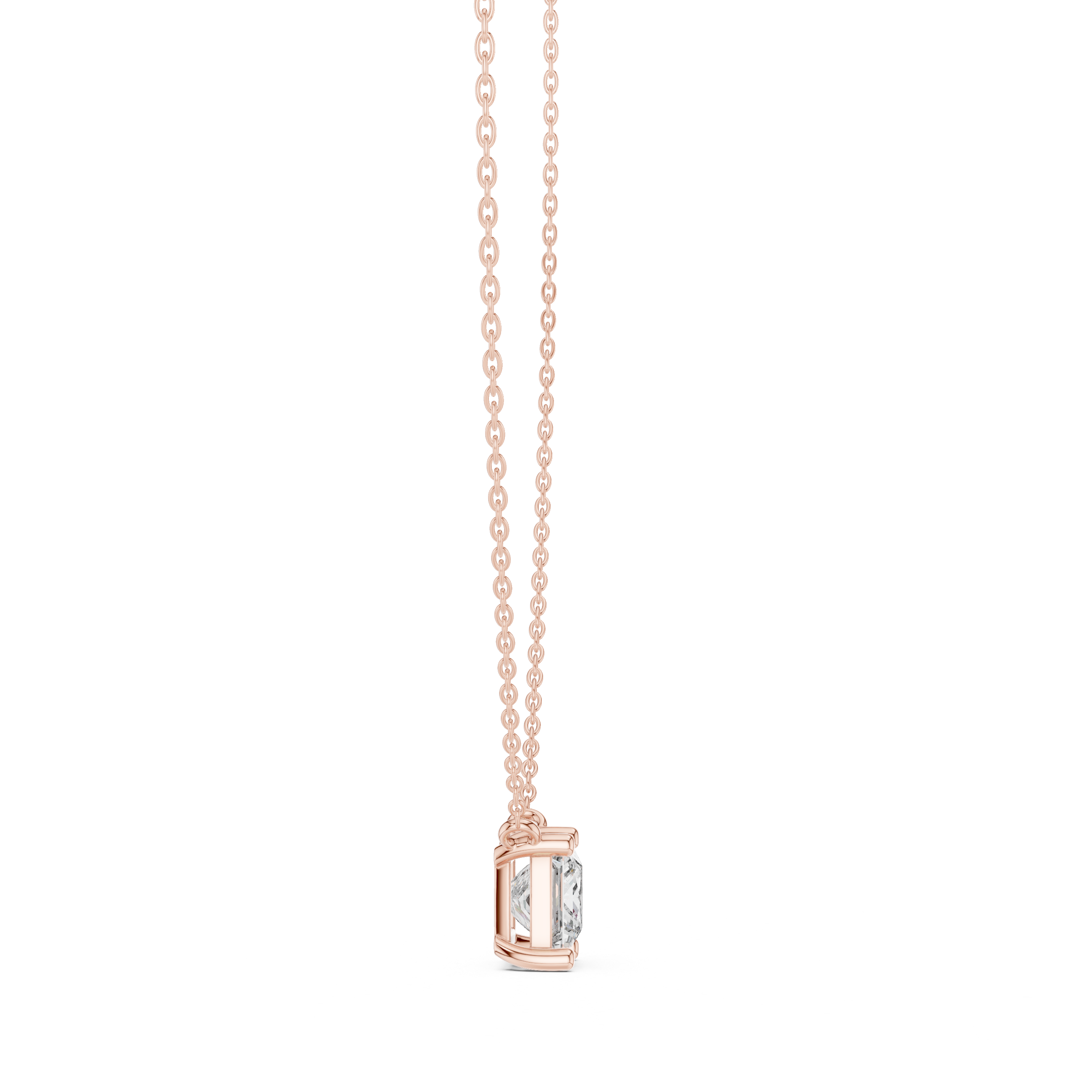 SQUARE DIAMOND PENDENT