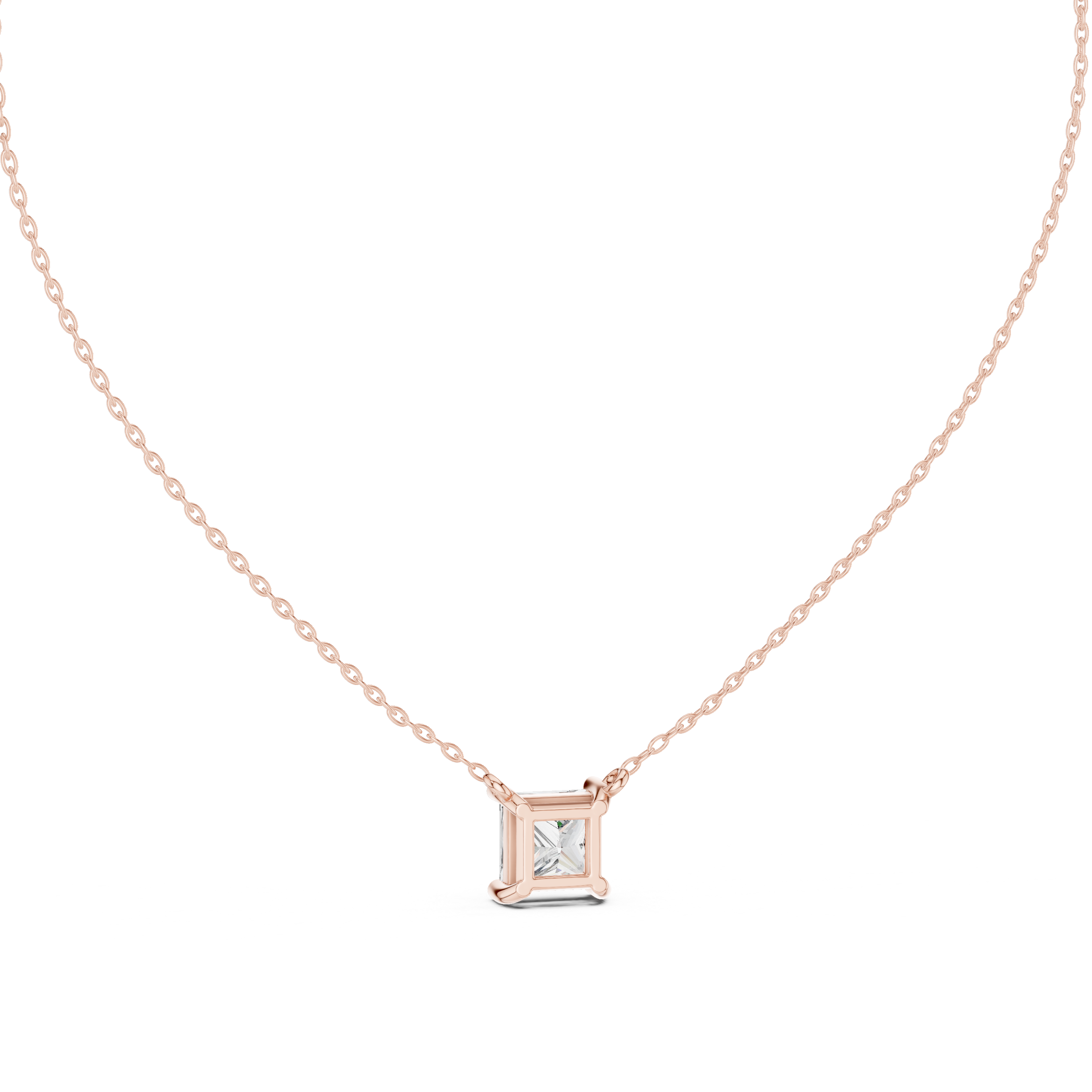 SQUARE DIAMOND PENDENT