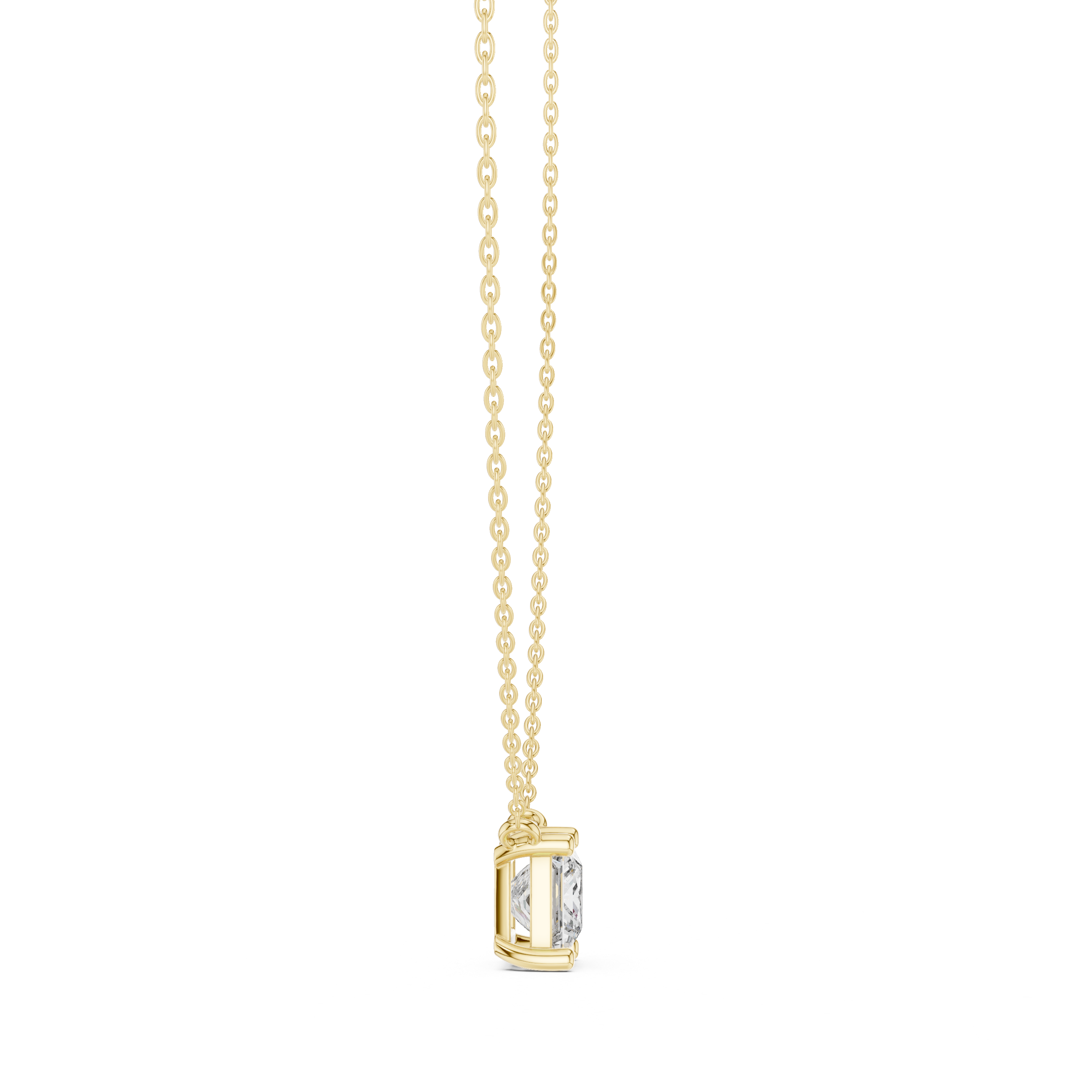 SQUARE DIAMOND PENDENT