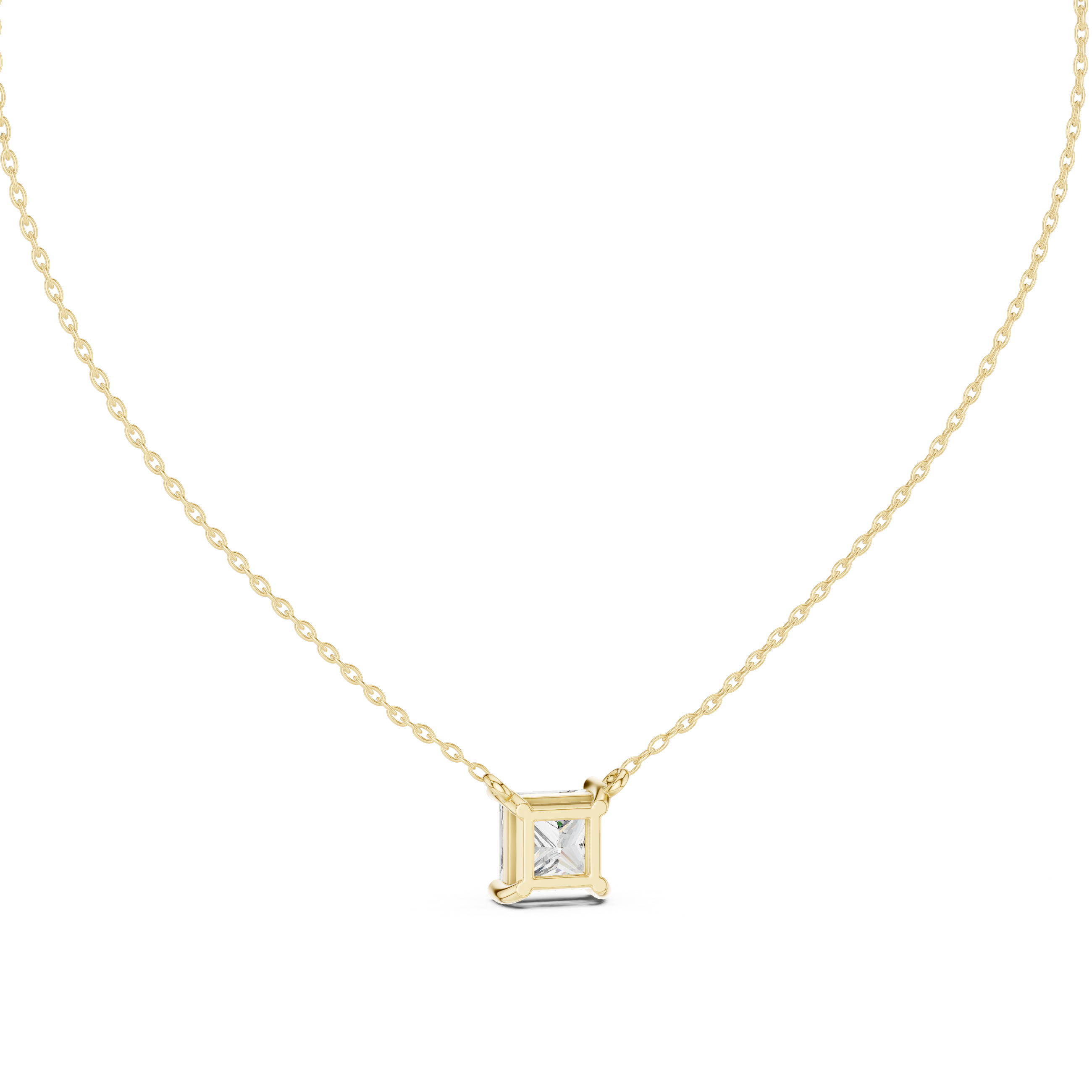 SQUARE DIAMOND PENDENT
