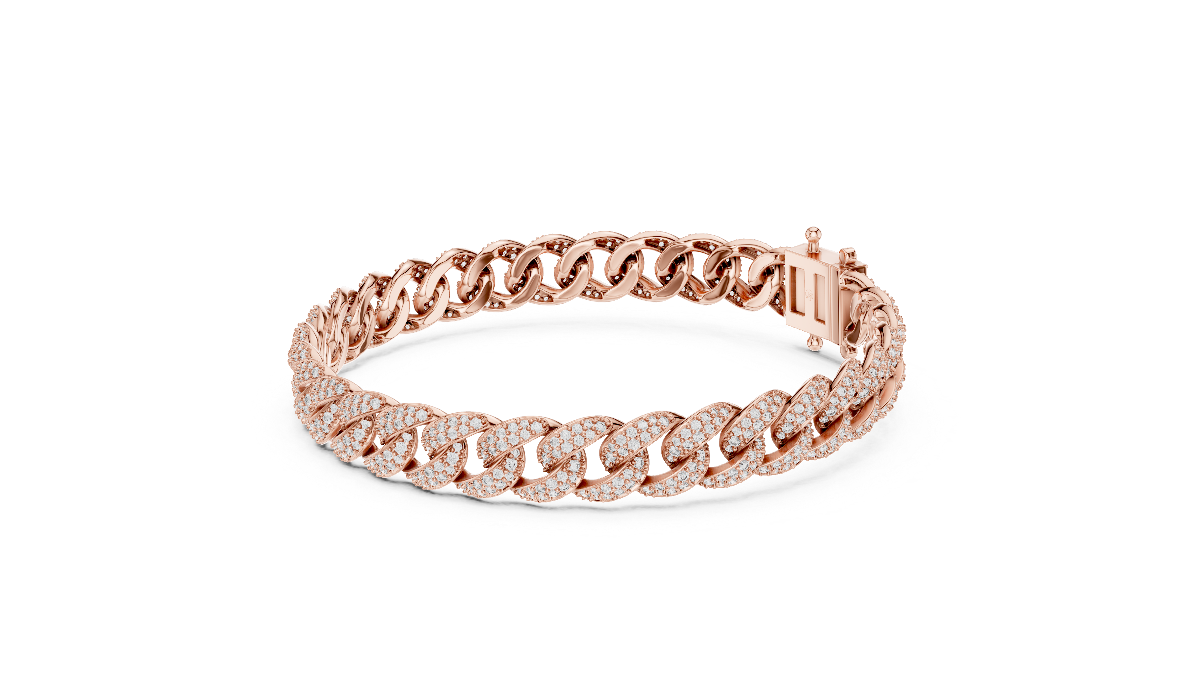 CUBIC CHAIN BRACELET