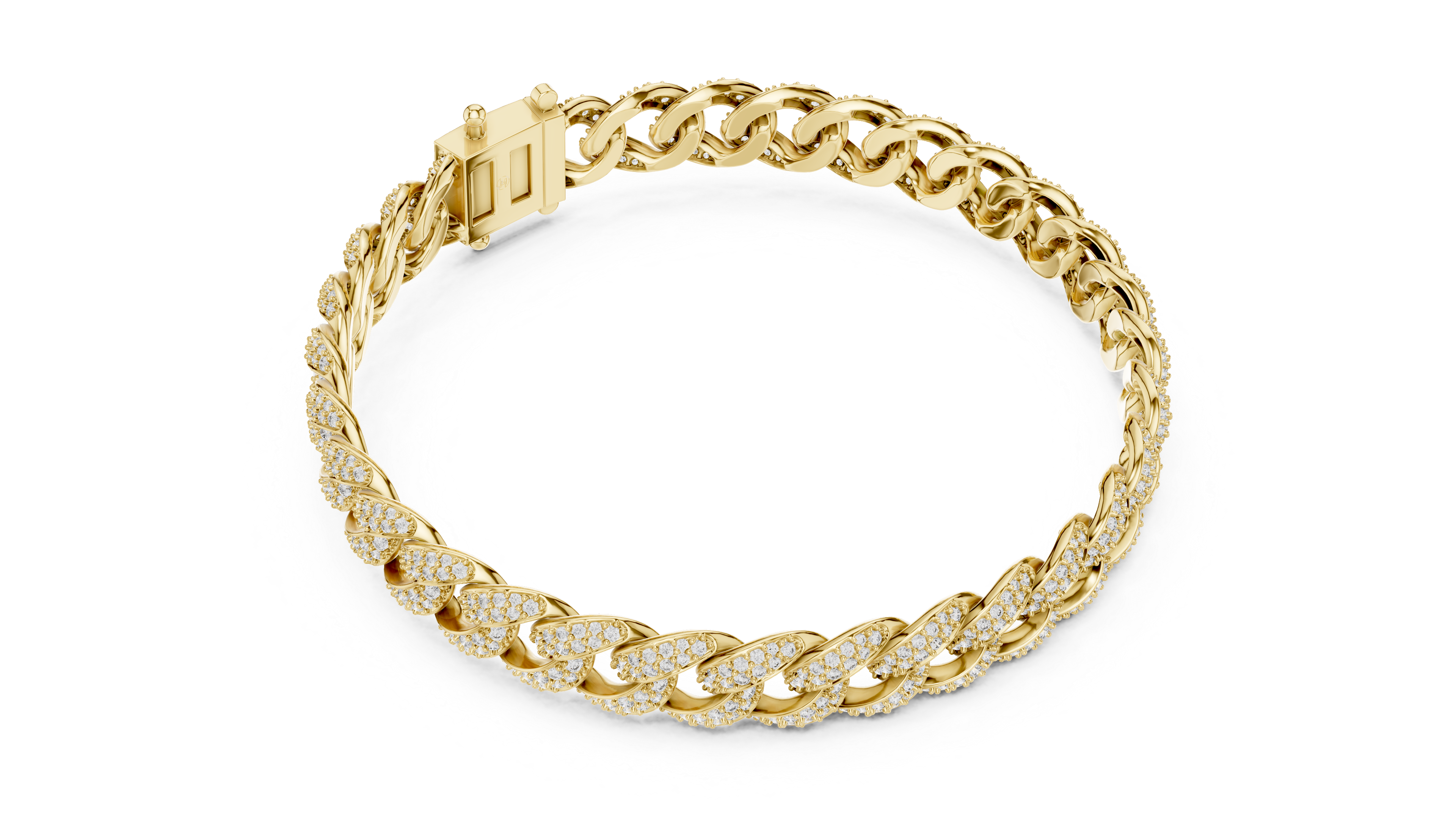 CUBIC CHAIN BRACELET
