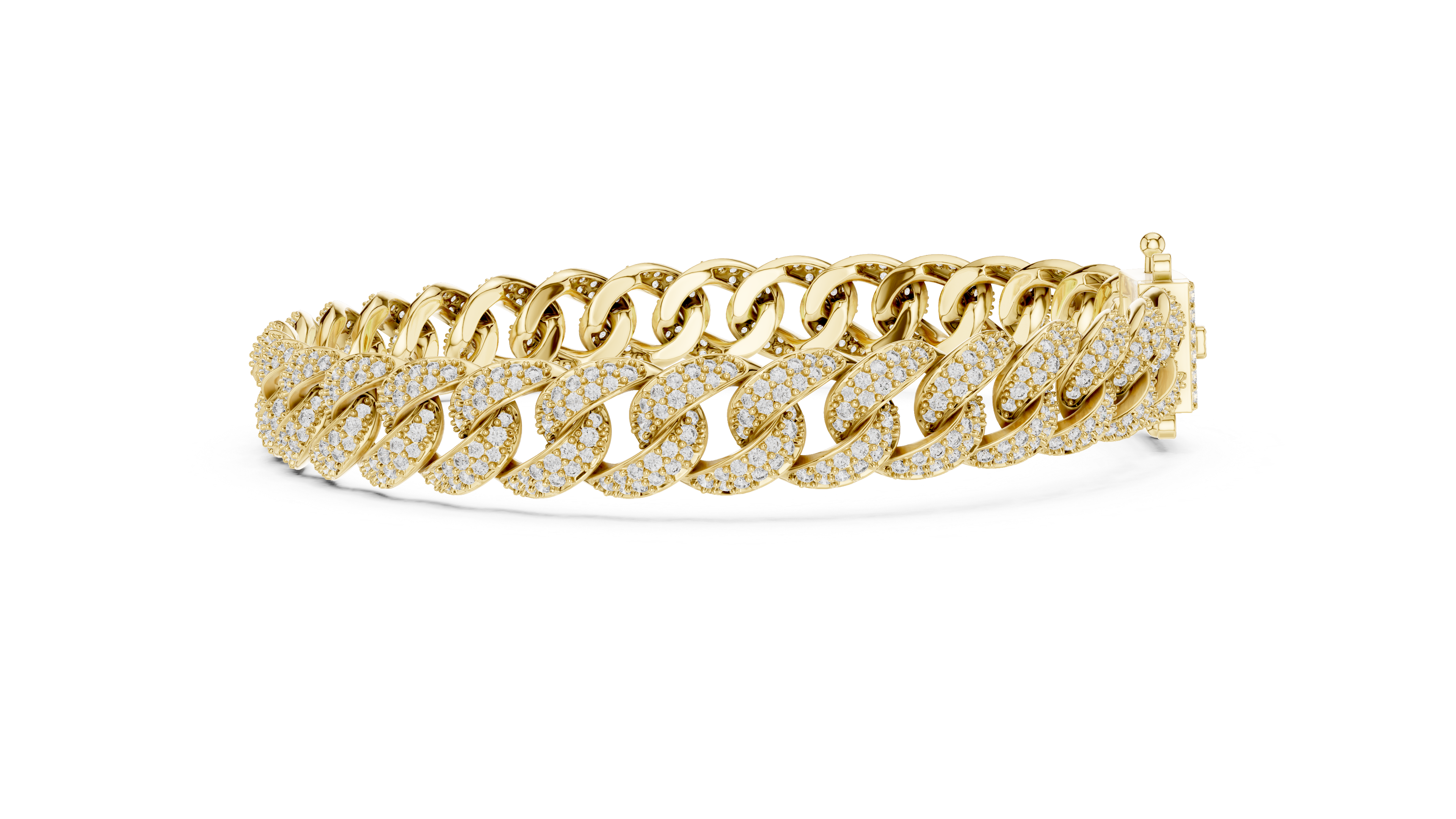 CUBIC CHAIN BRACELET