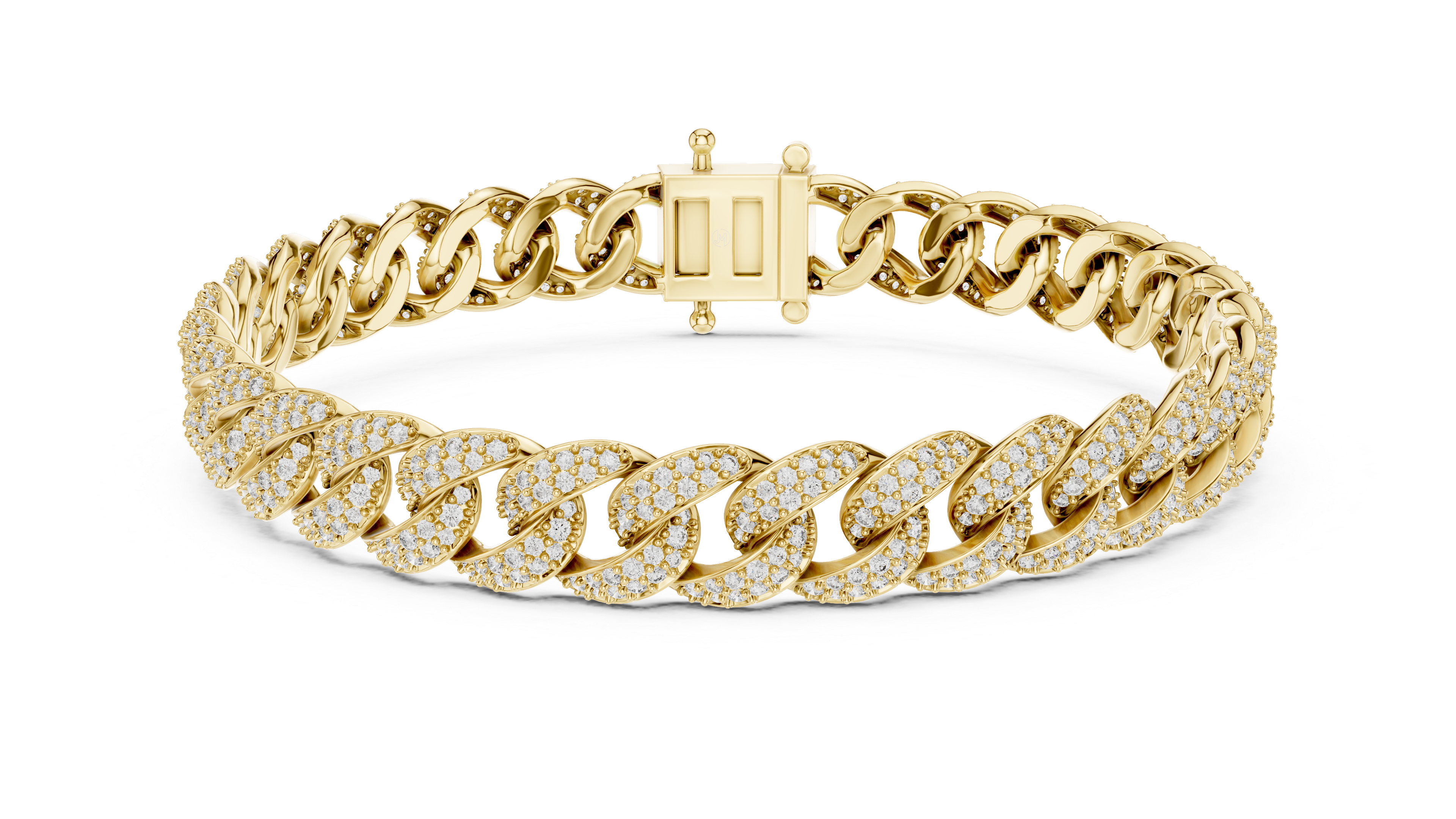 CUBIC CHAIN BRACELET