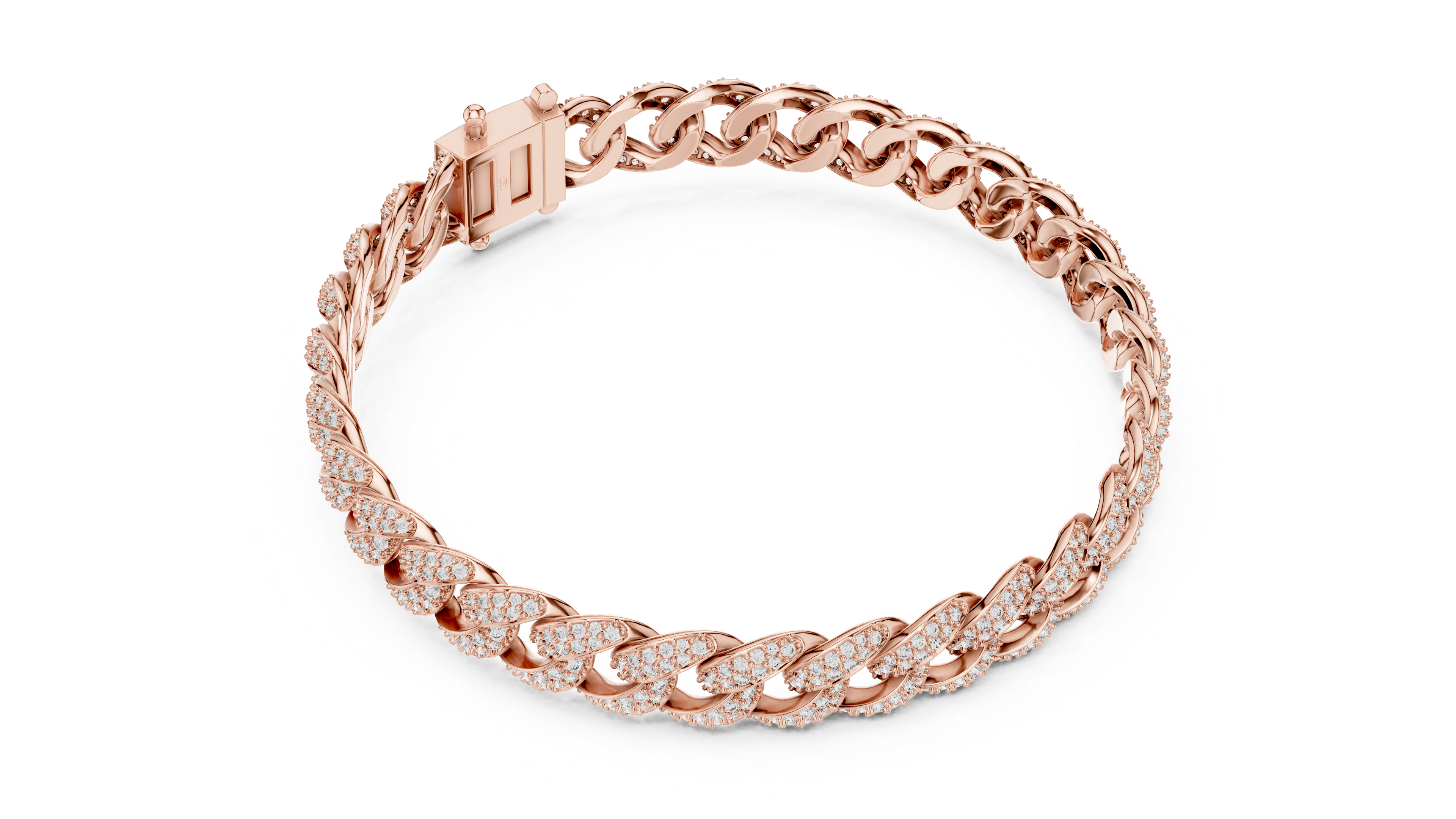 CUBIC CHAIN BRACELET
