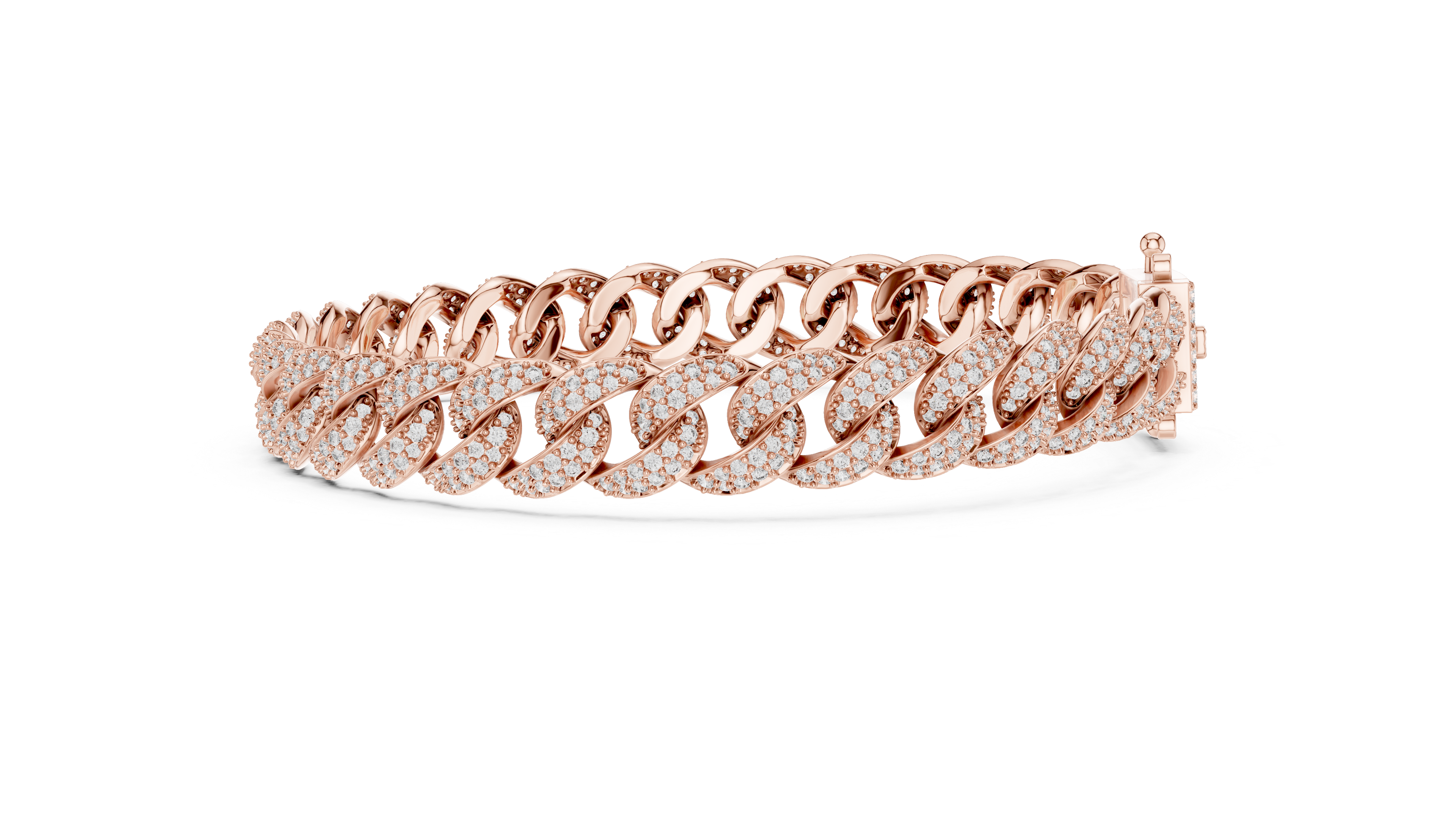 CUBIC CHAIN BRACELET