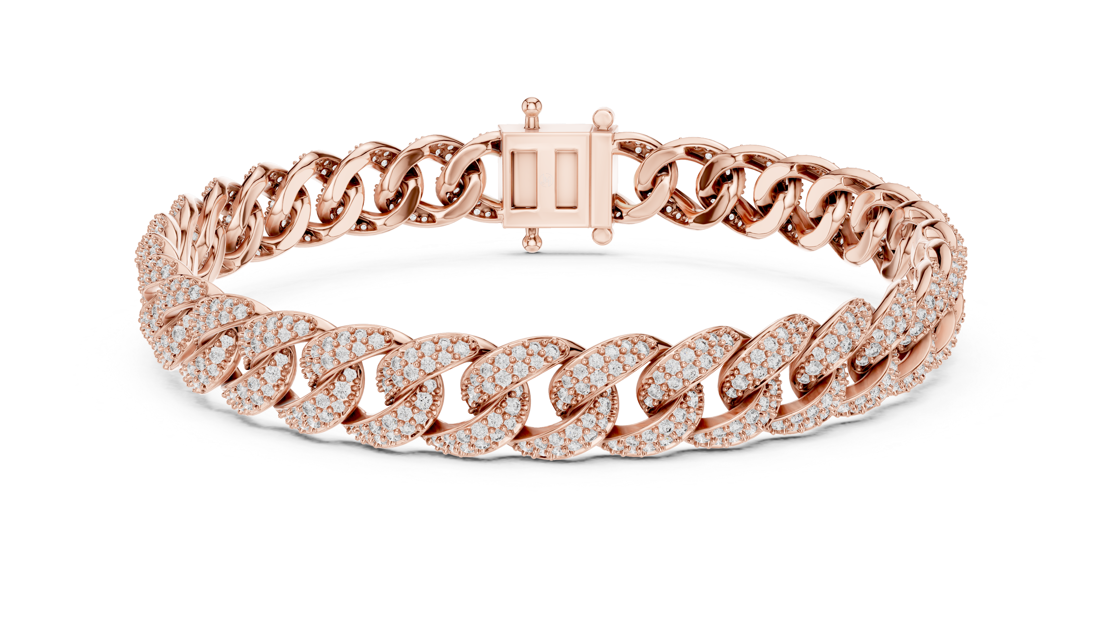CUBIC CHAIN BRACELET