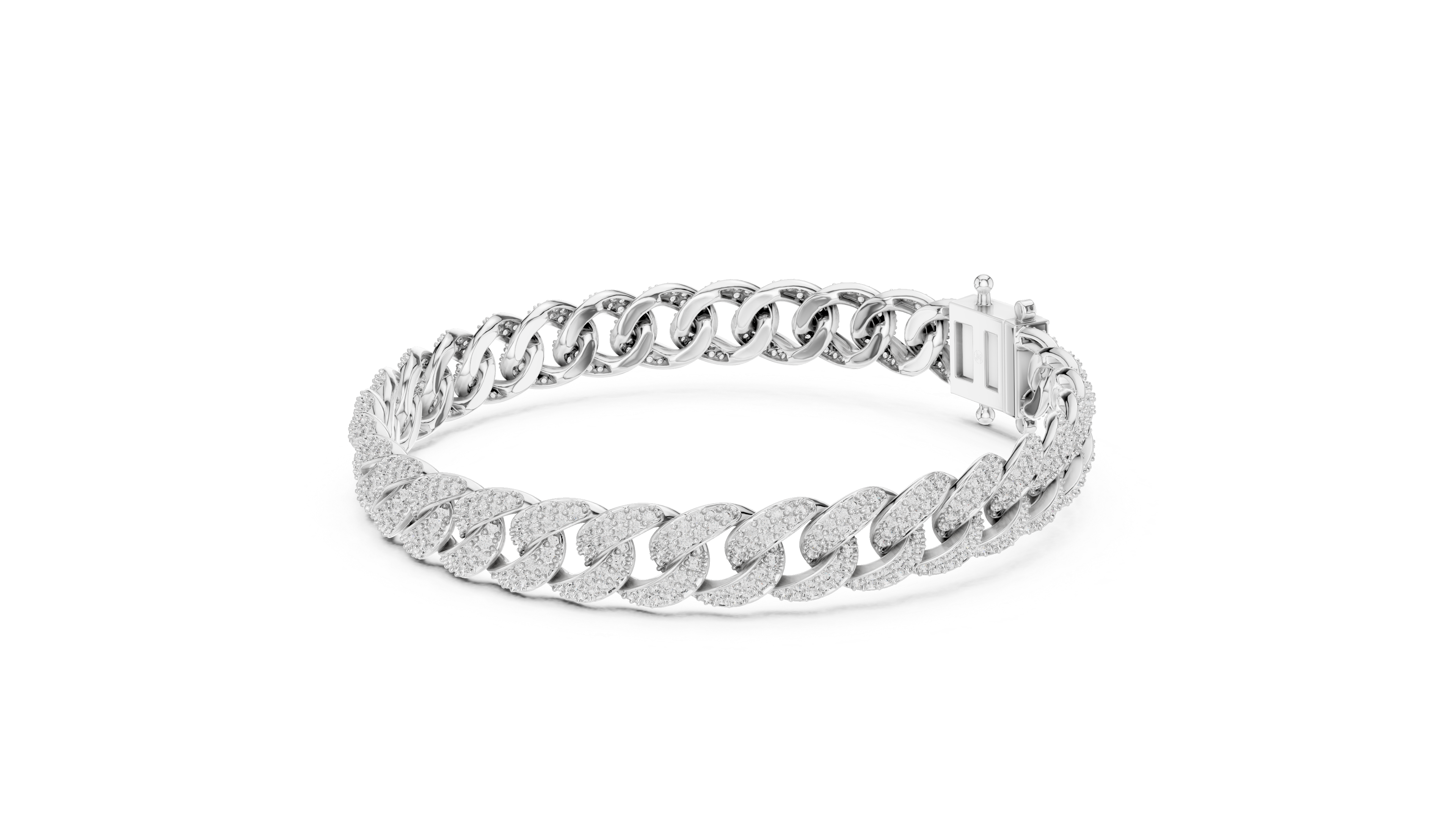 CUBIC CHAIN BRACELET